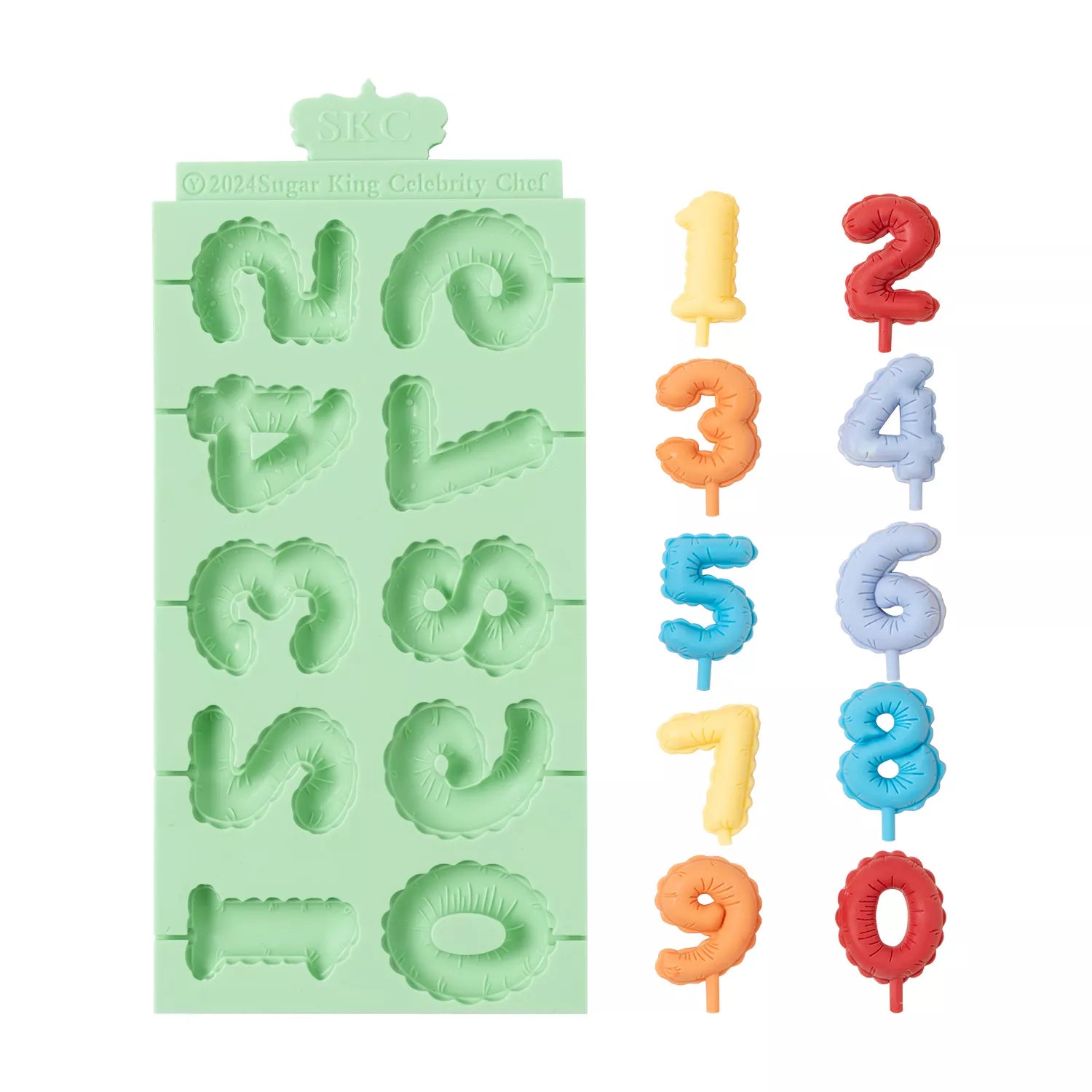 Numbers Silicone Mold
