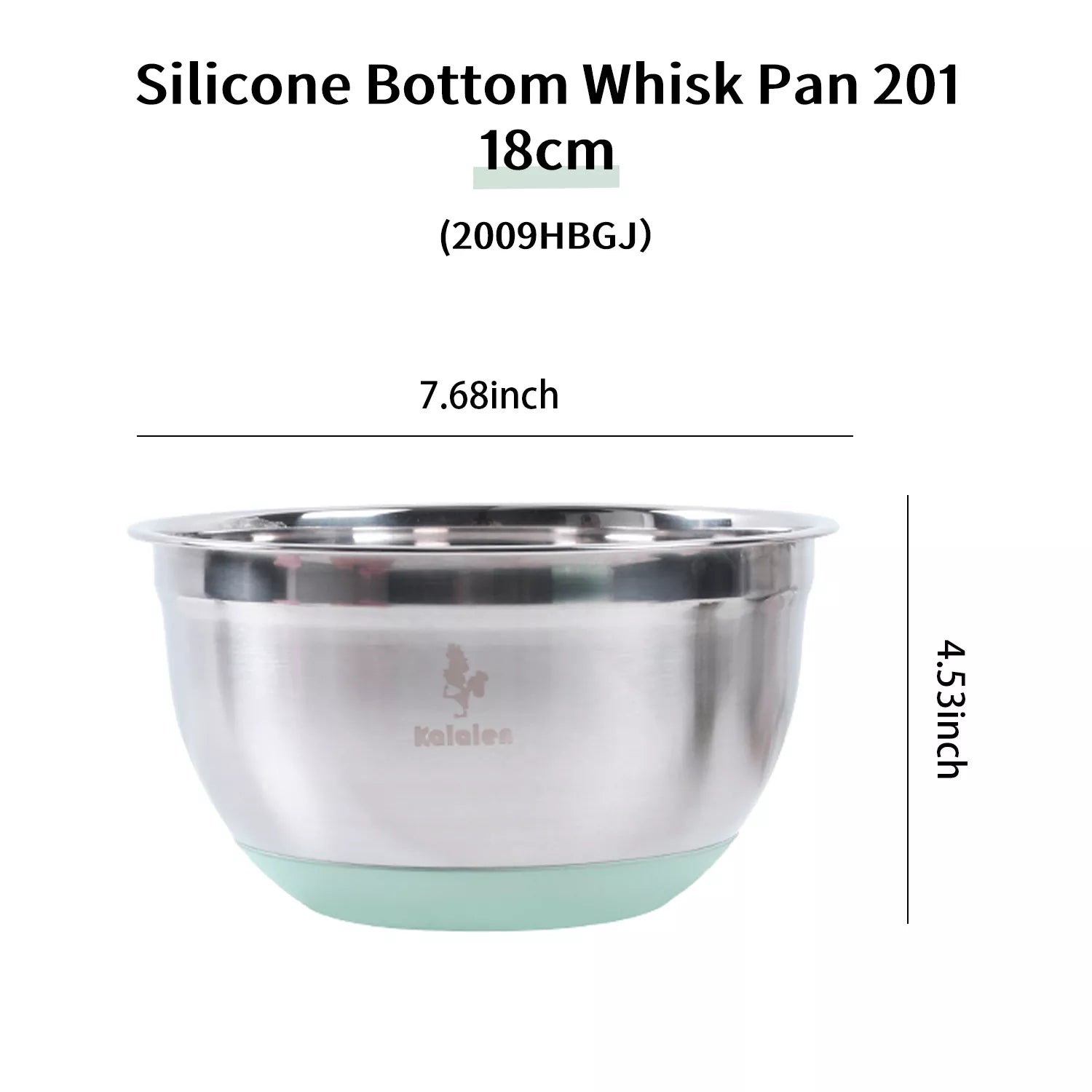 Thickened and heightened Stainless Steel Egg Beating Bowl