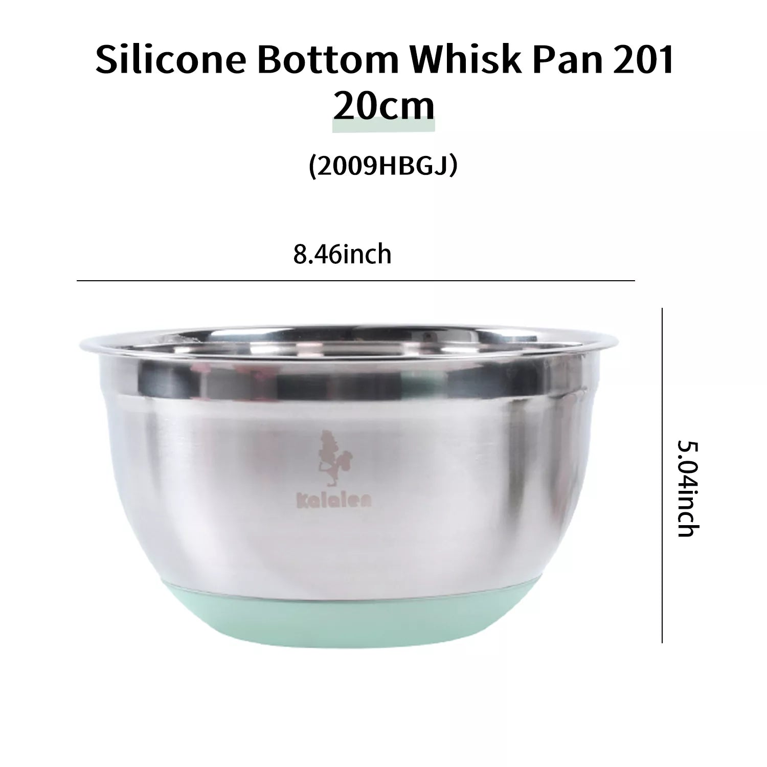 Thickened and heightened Stainless Steel Egg Beating Bowl