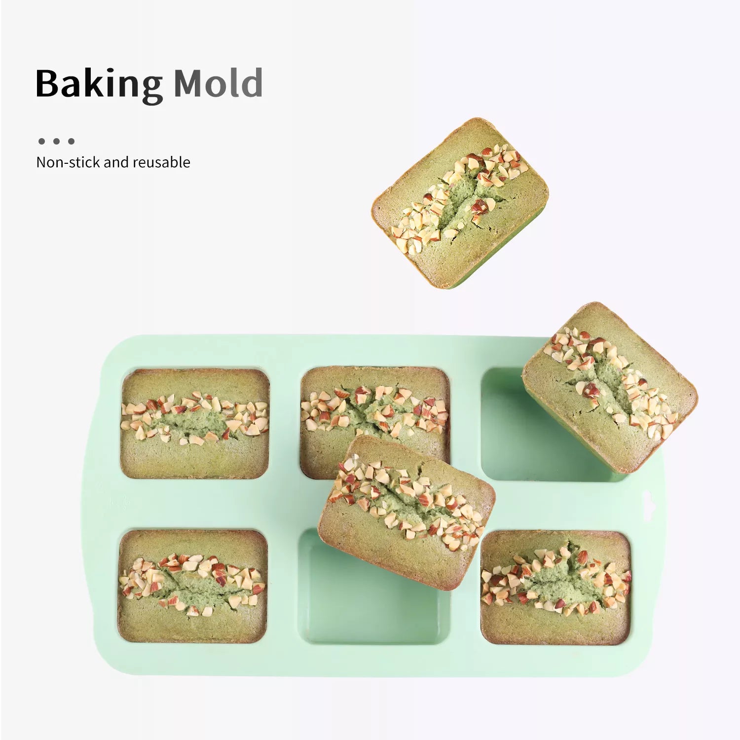 6-Hole Rectangle Cake Mold