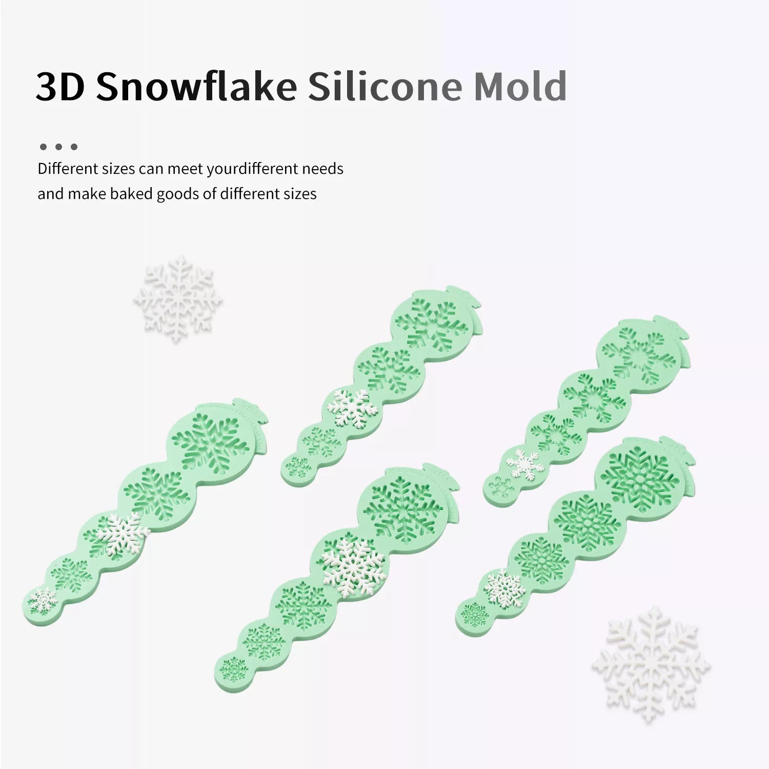 Christmas Snowflake Silicone Mold