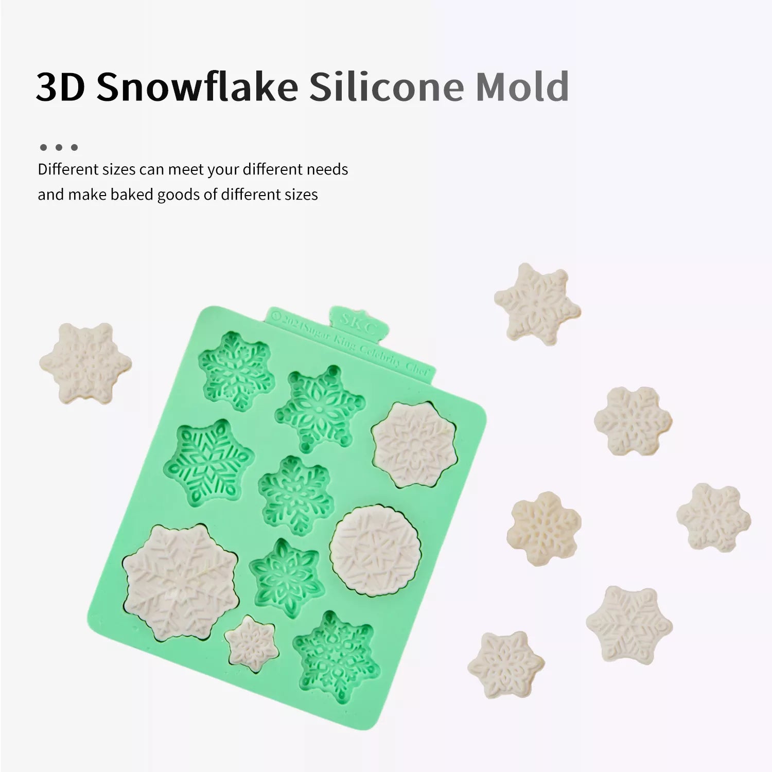 Various Snowflake Silicone Mold