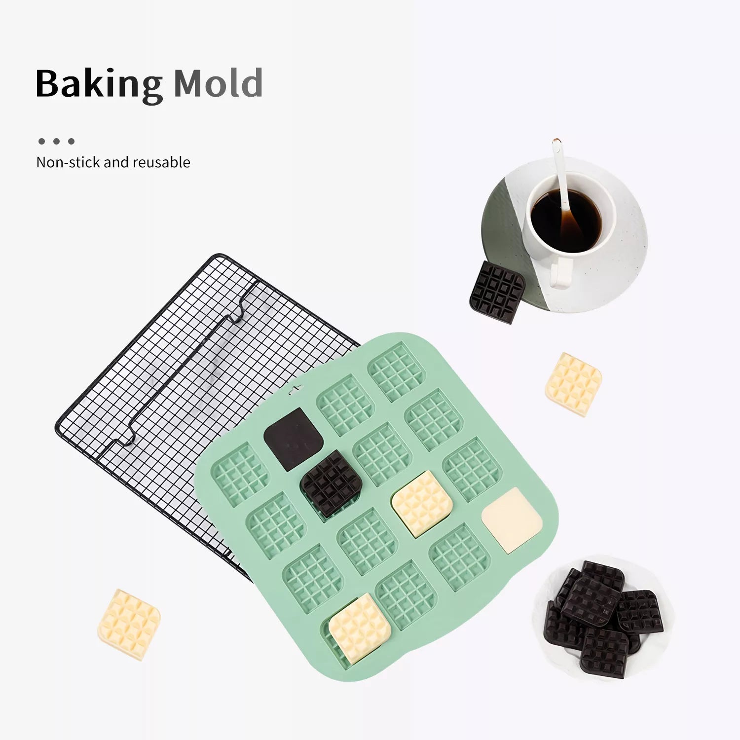 Square Waffle Mold