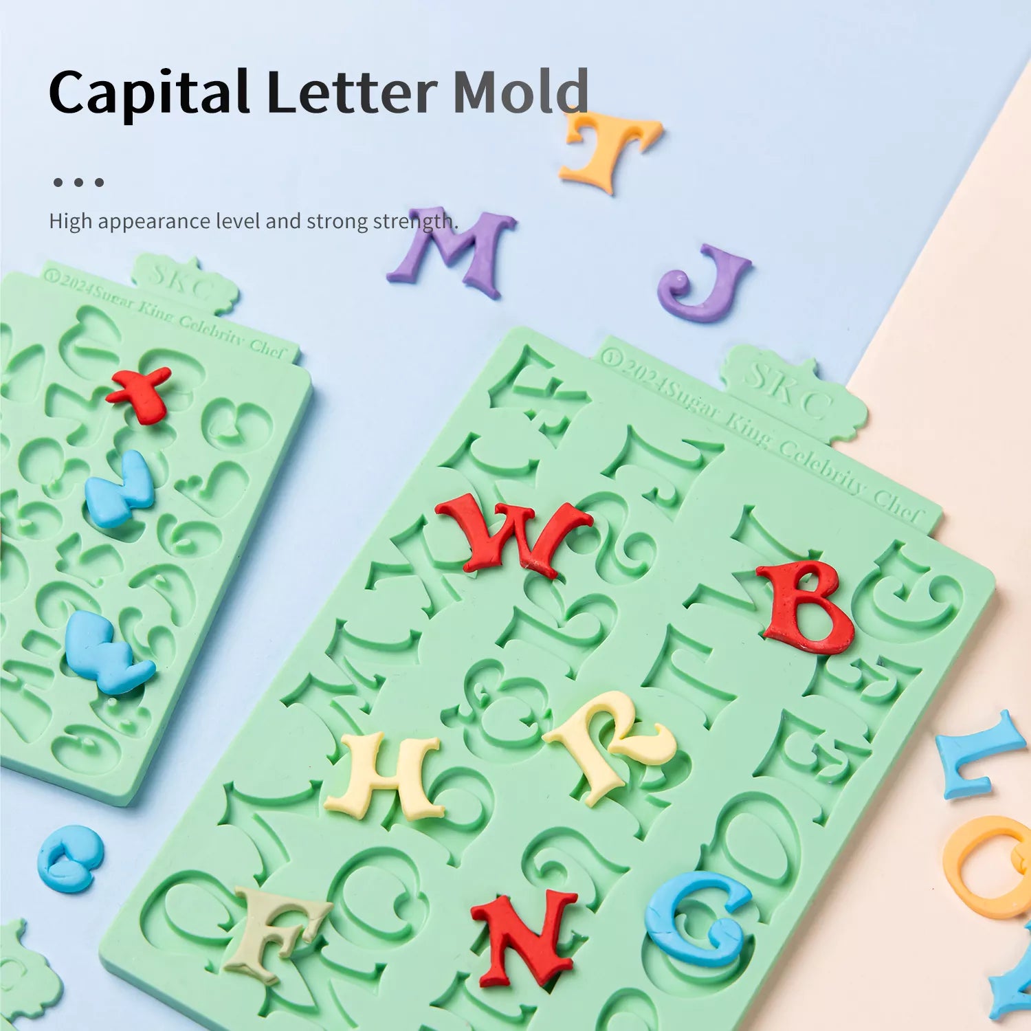 Alphabet and Number Silicone Mold