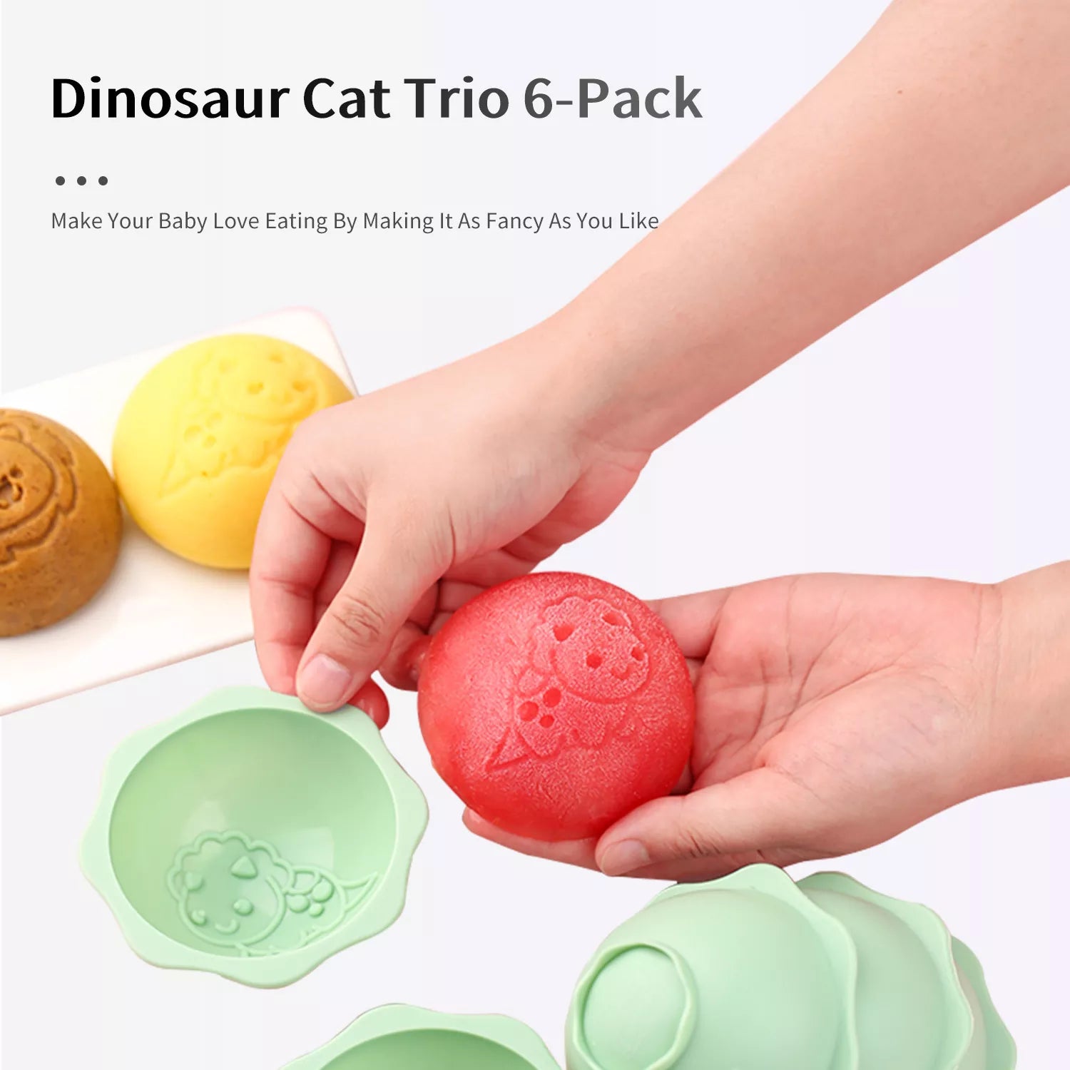 6-Piece Set Cartoon Cake Silicone Mold