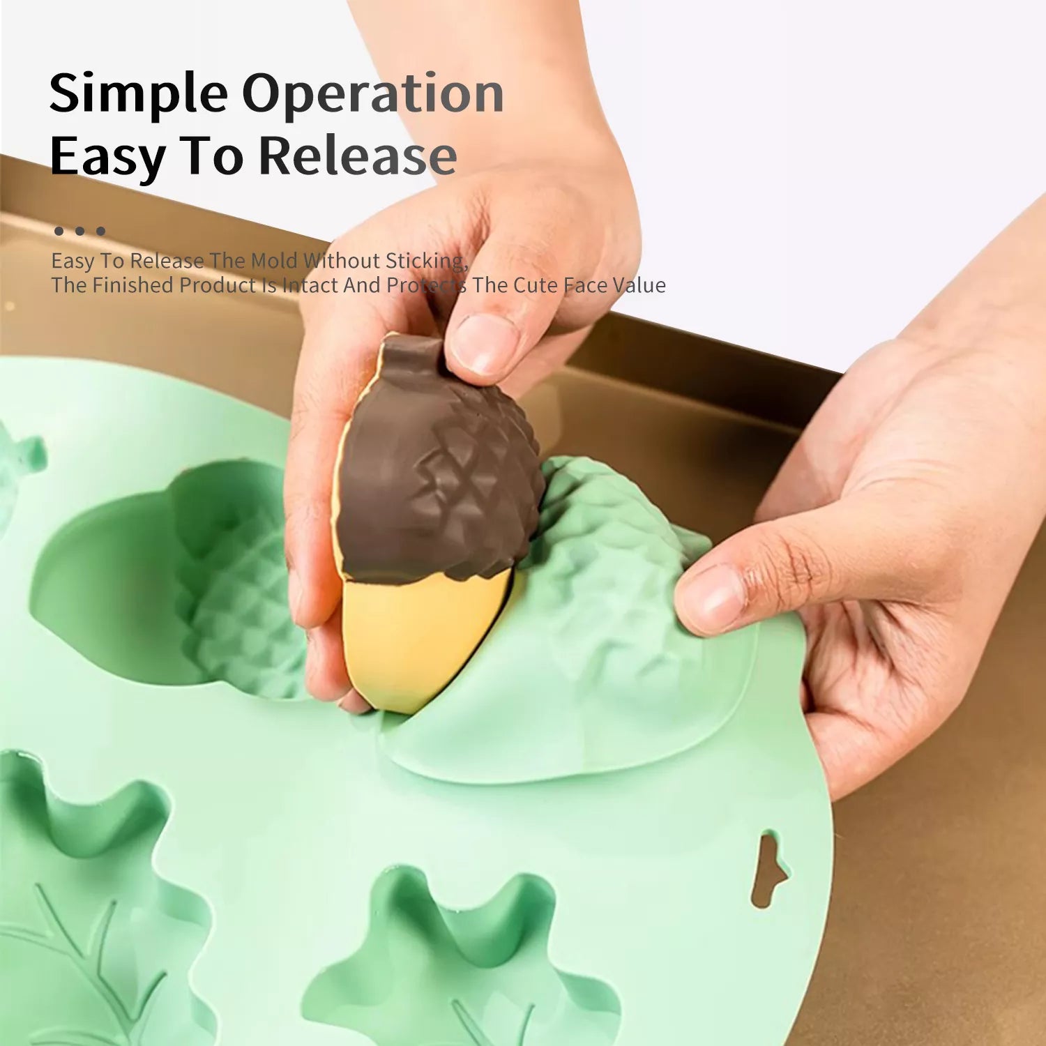 Leaf and Nut Cake Mold