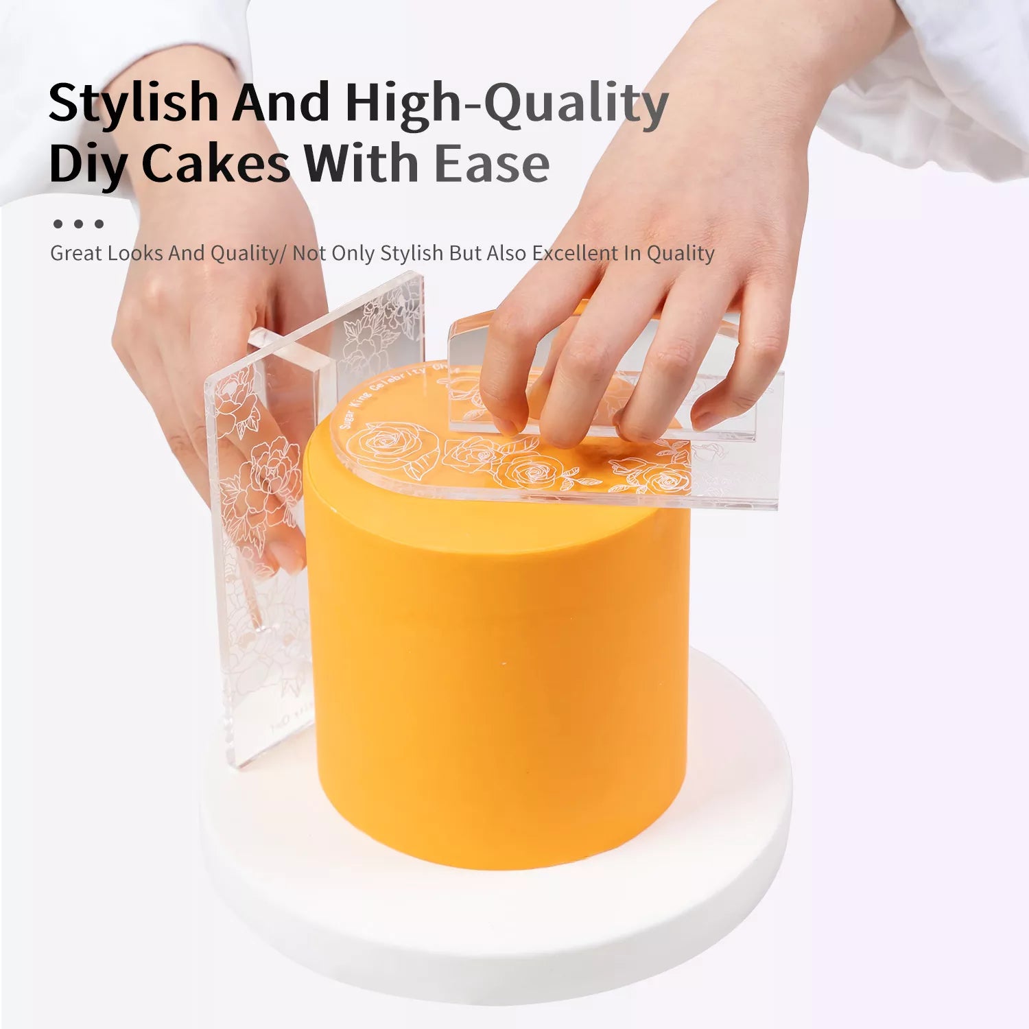 Acrylic Smoother for Baking Fondant Cakes