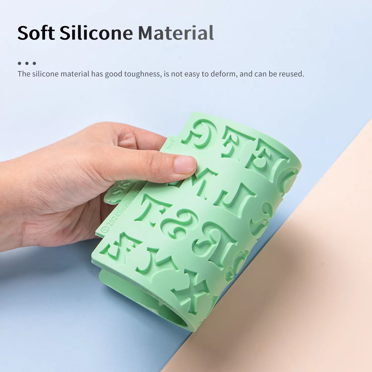 Alphabet and Number Silicone Mold