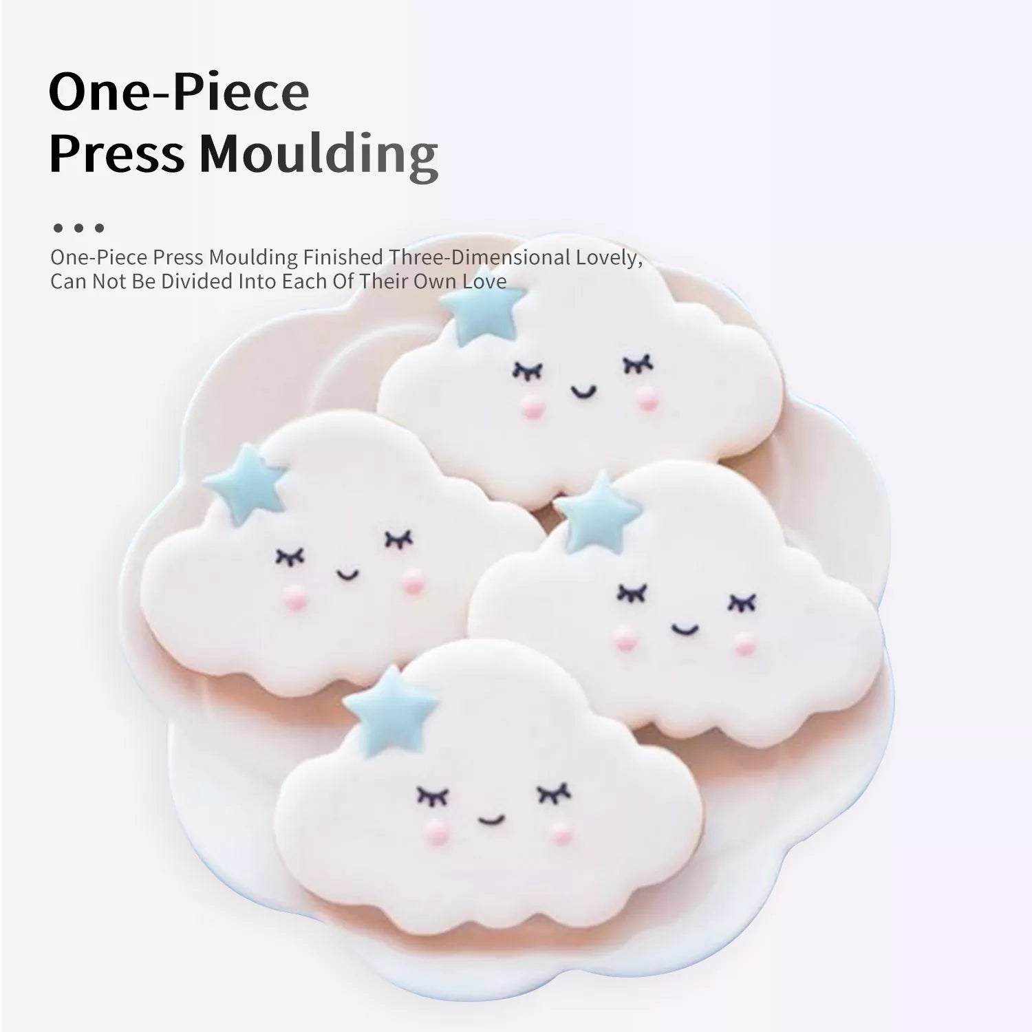 Cloud 8-Piece Cutter and Embossing Mold