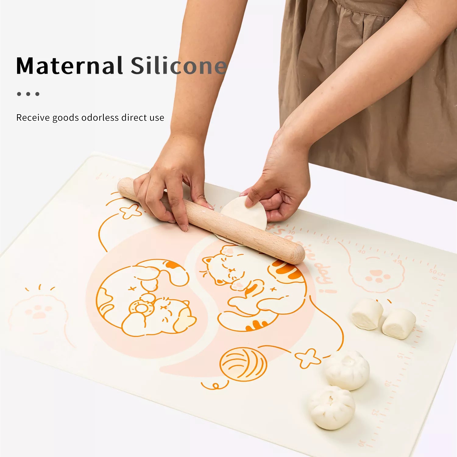 Kitten Theme Kitchen Dough Mat