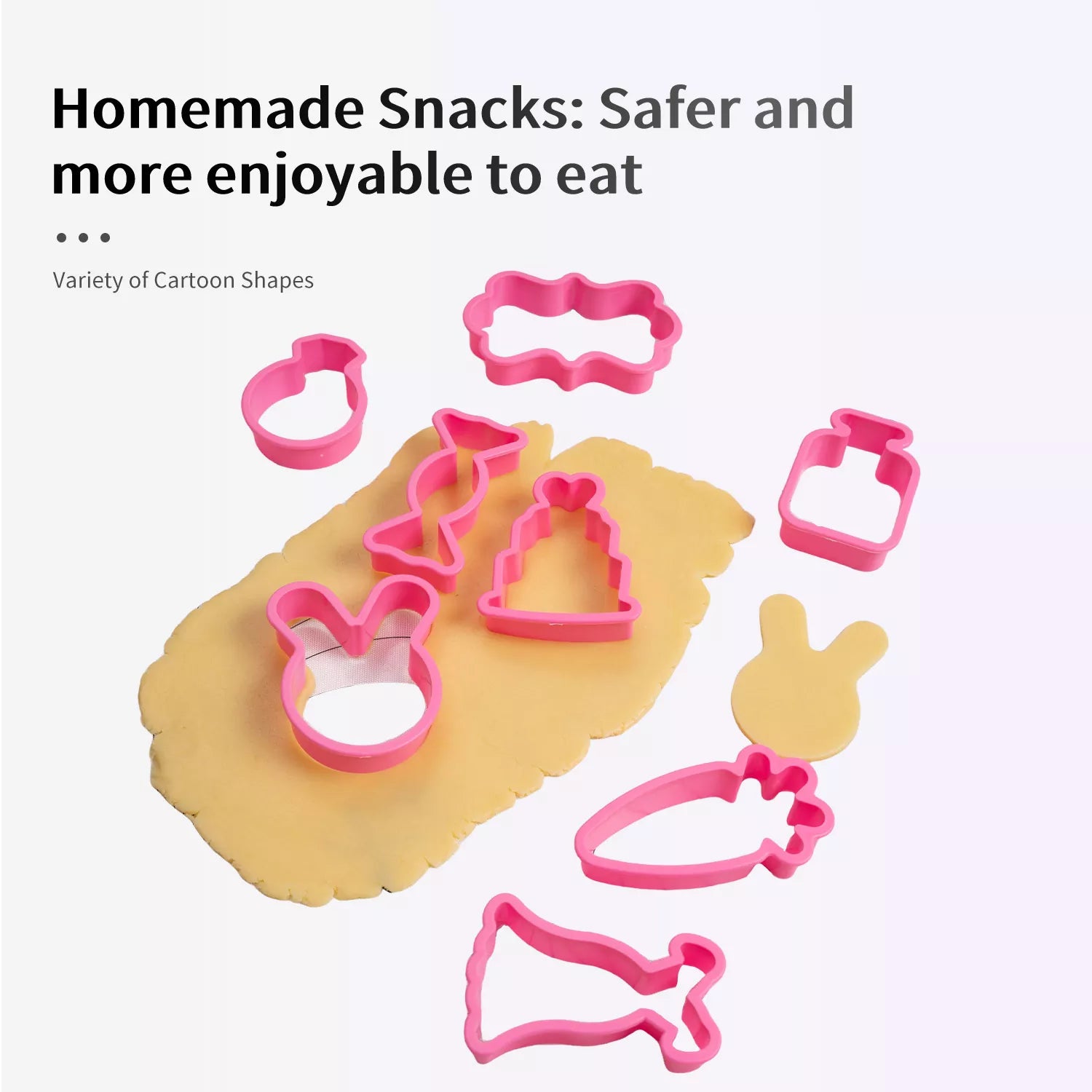 Animal, Candy, Number Fondant Cookie Cutter Set Mold