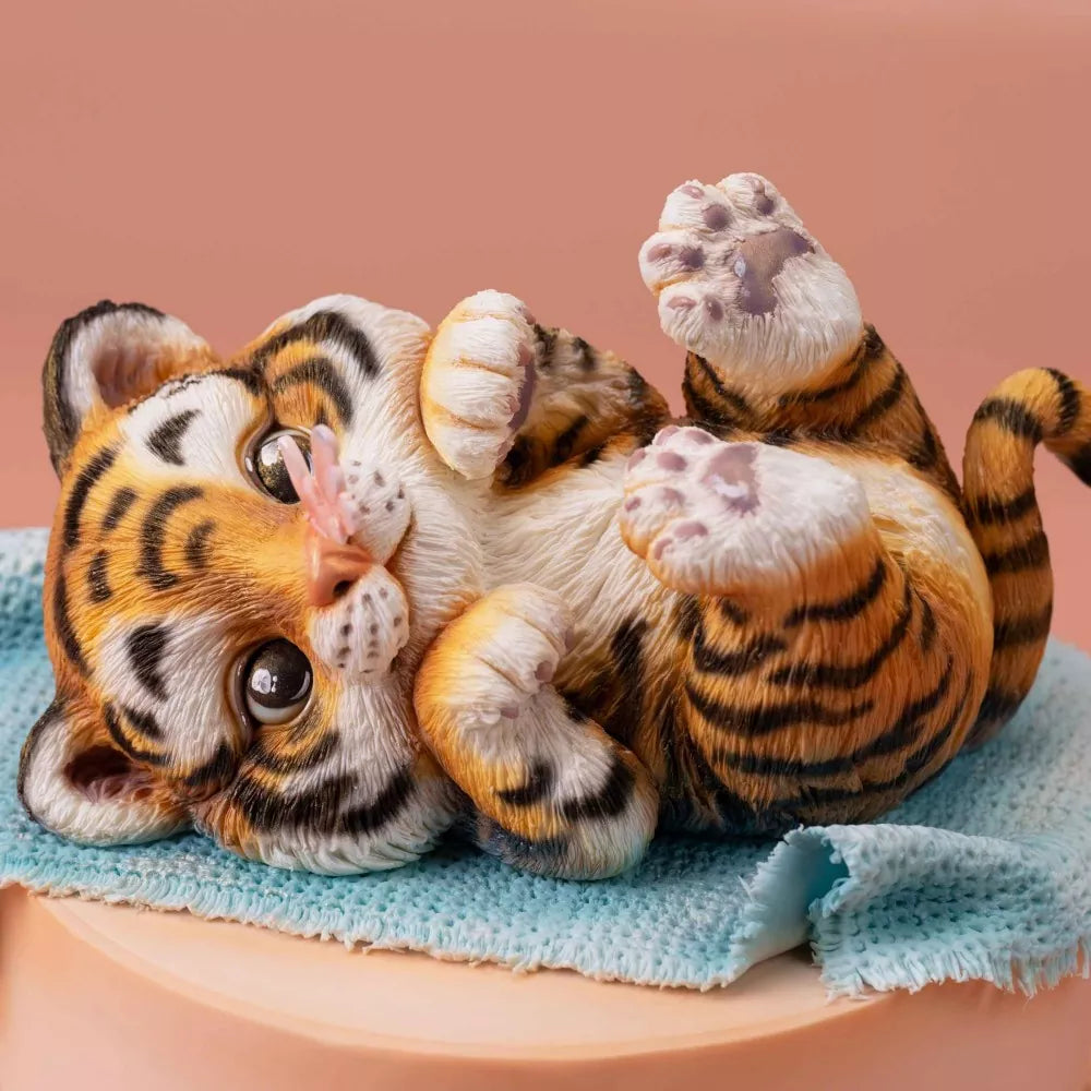 3D Fondant Playful Little Tiger Making Course