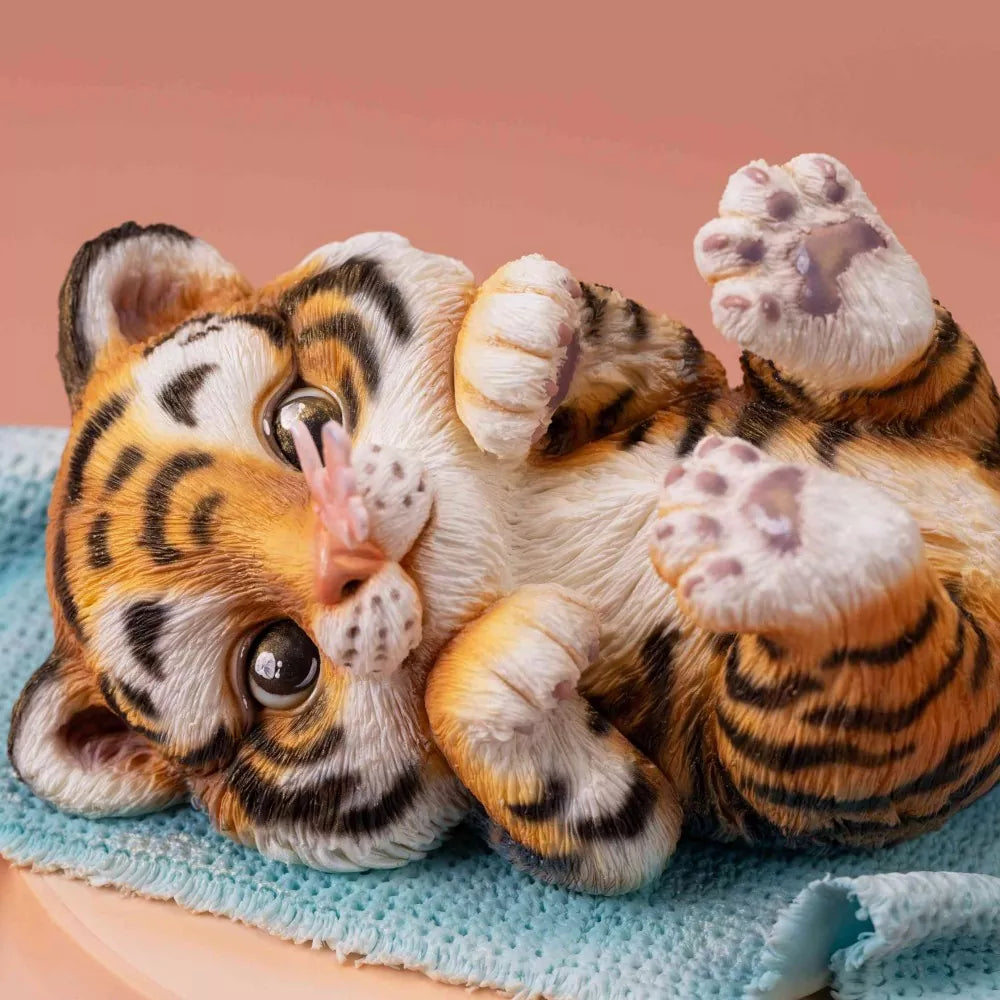 3D Fondant Playful Little Tiger Making Course