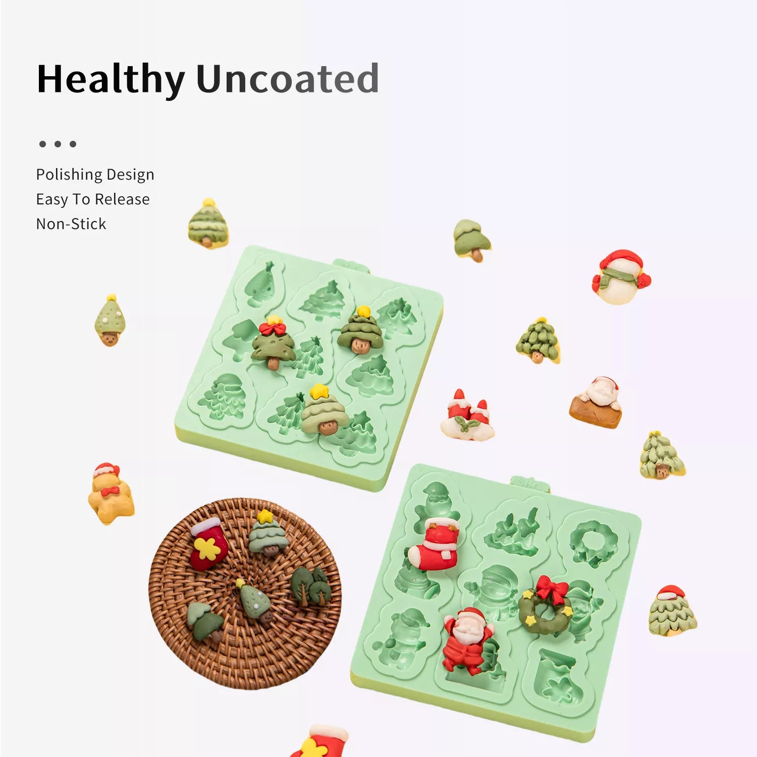 Silicone Mold for Christmas Small Decorations