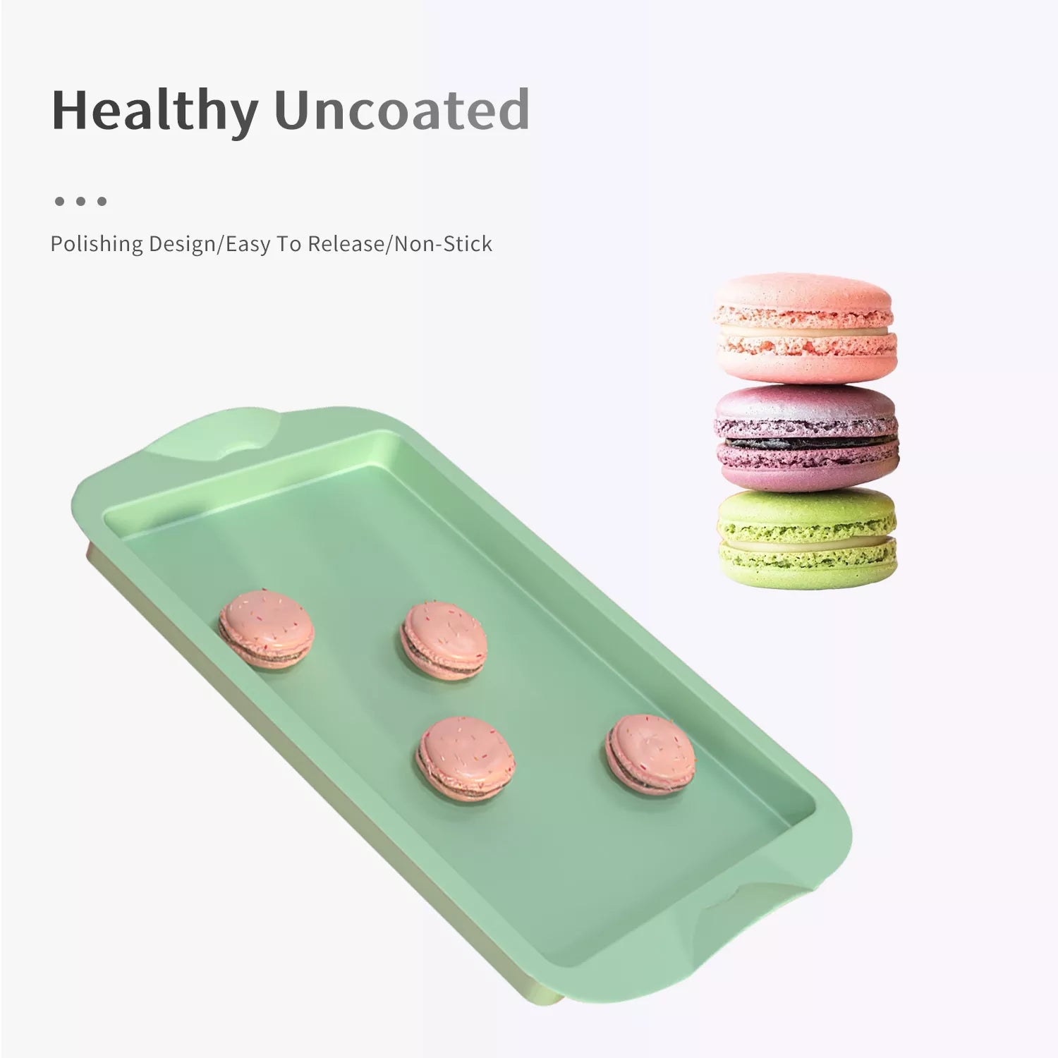 Square Baking Pan Silicone Mold with Handle