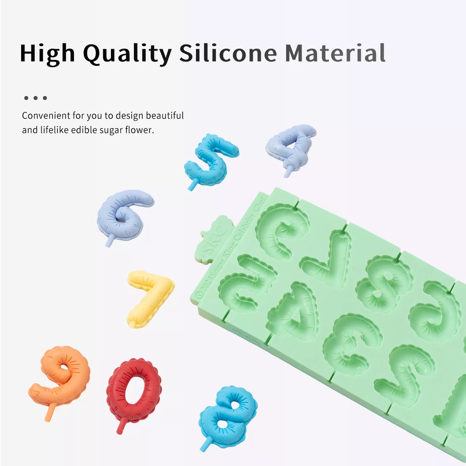 Numbers Silicone Mold