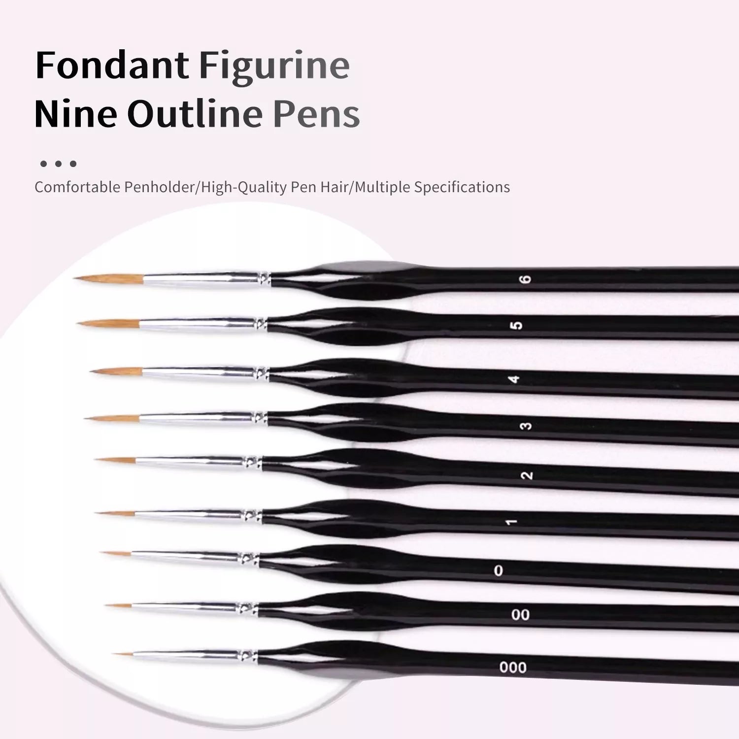 Cake Decoration 9-Piece Set of Outlining Pens
