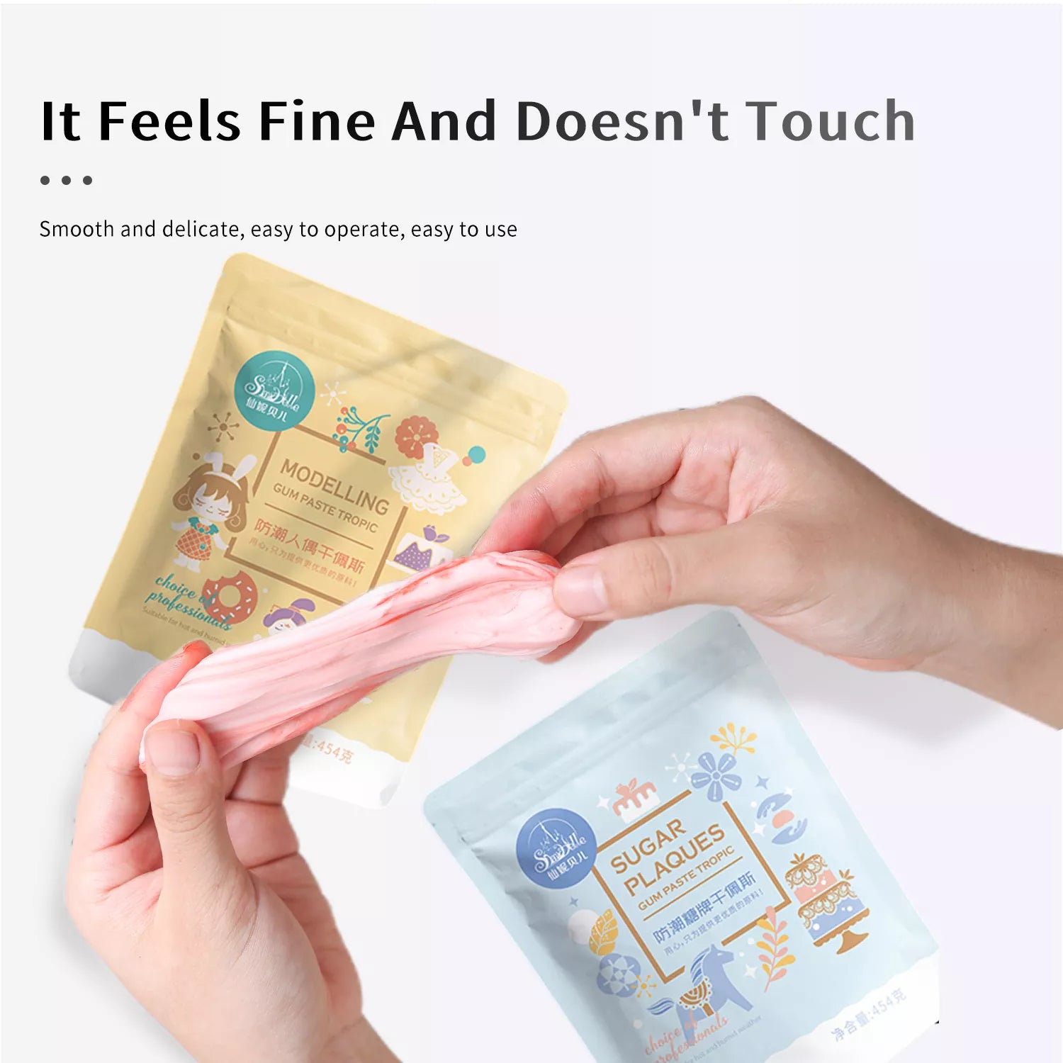 Soft Porcelain Fondant Gum Paste 454g