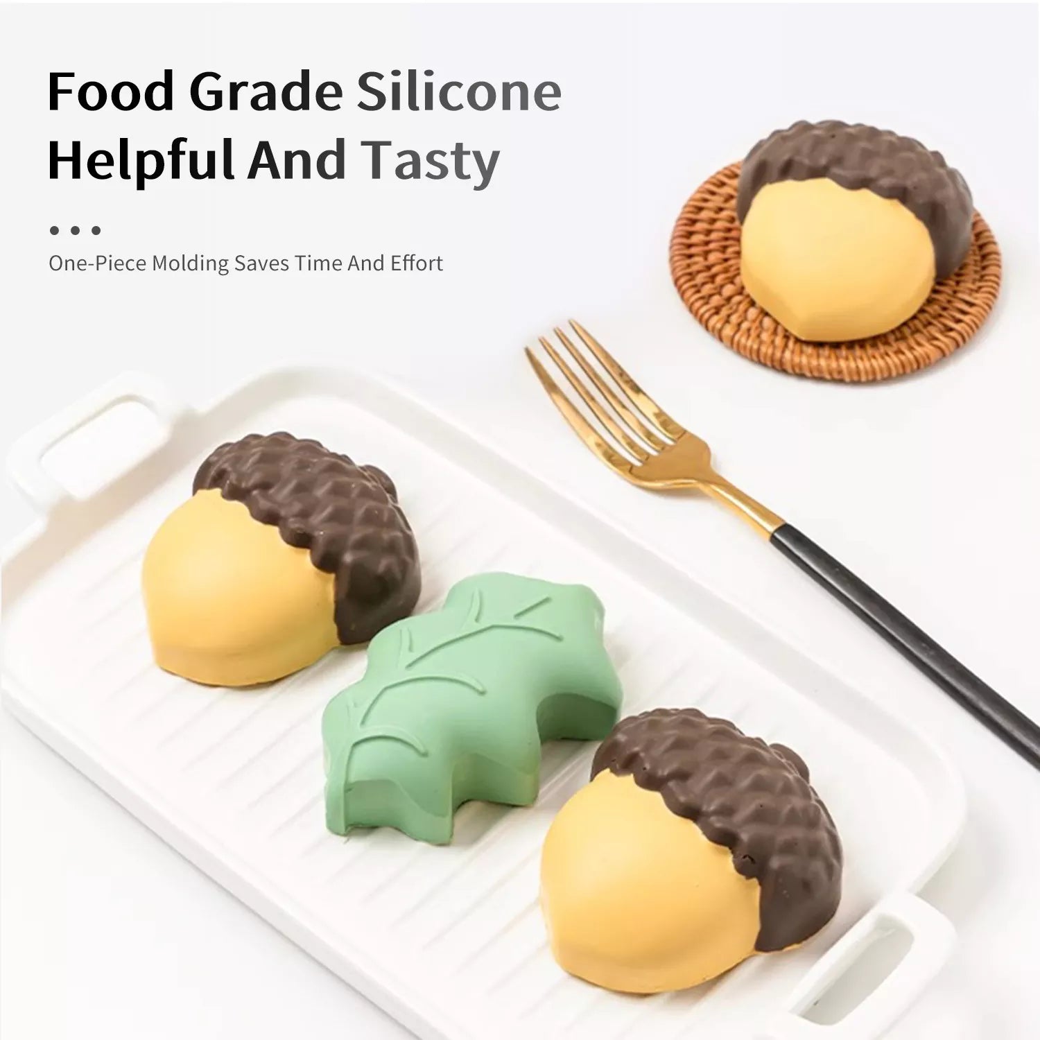 Leaf and Nut Cake Mold