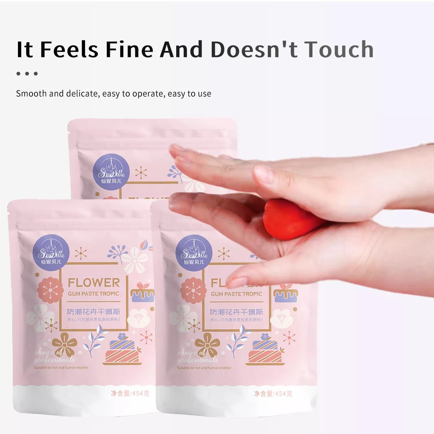 Moisture-proof Floral Fondant Gum Paste