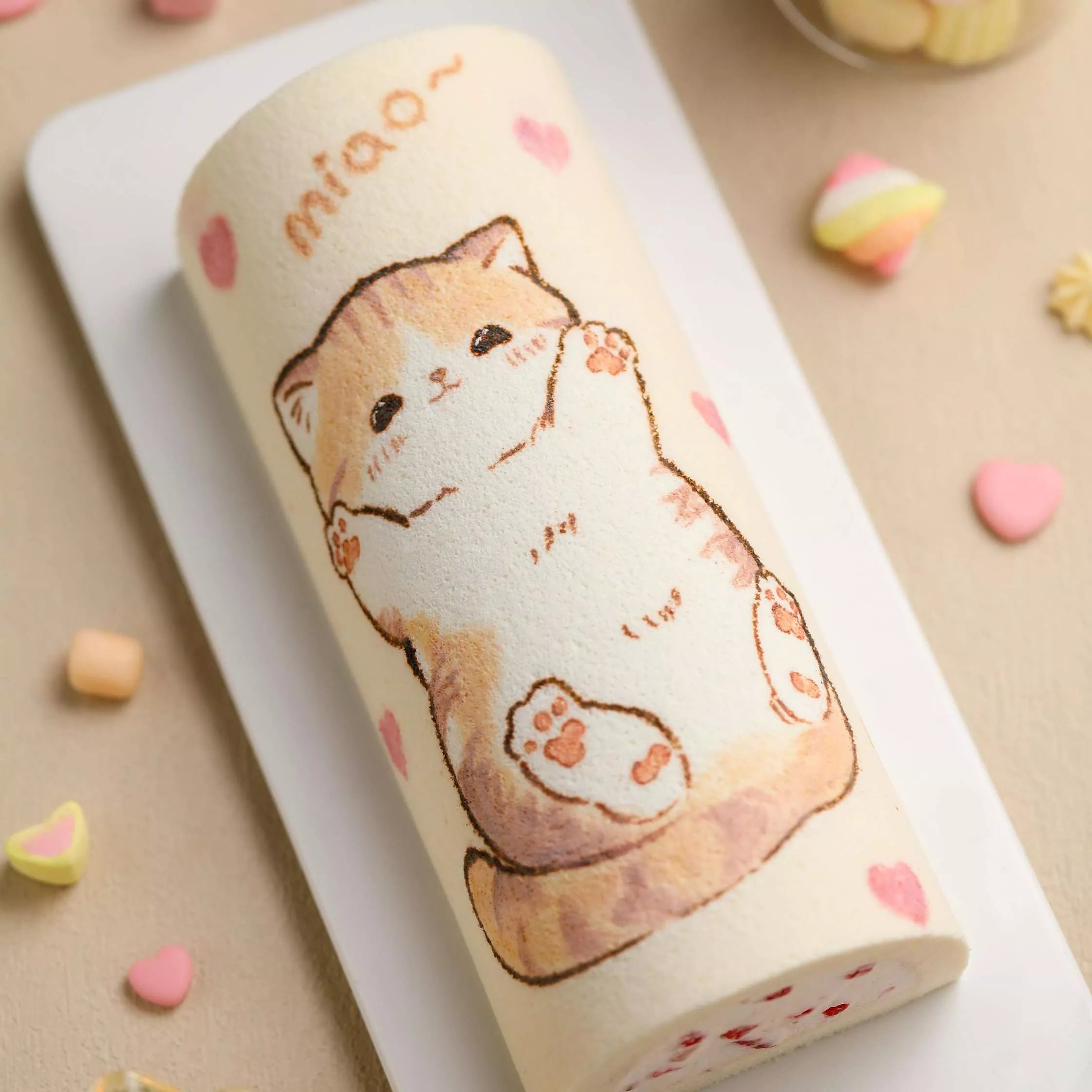 U-Shaped Cake Roll Pattern File