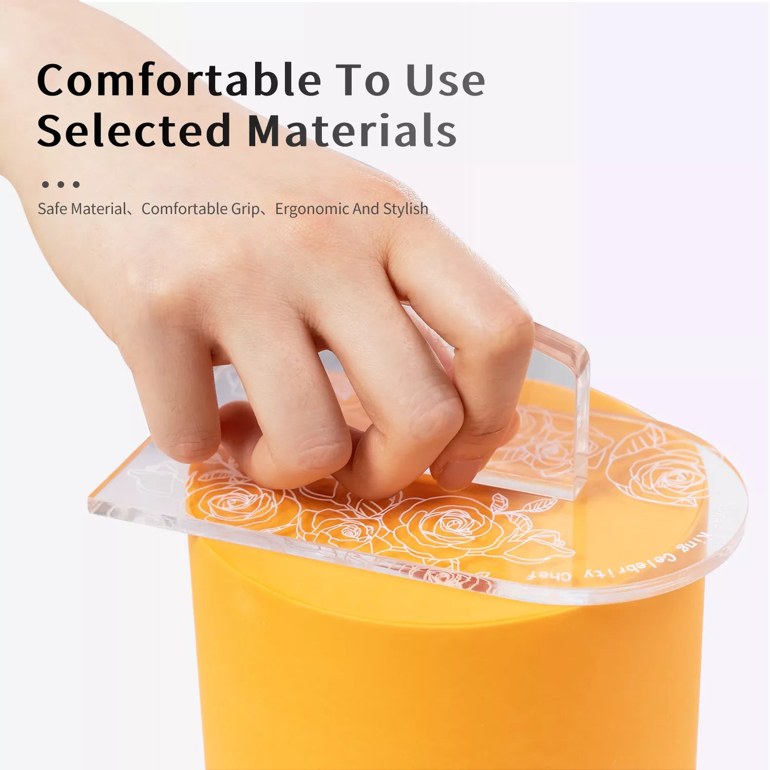 Acrylic Smoother for Baking Fondant Cakes