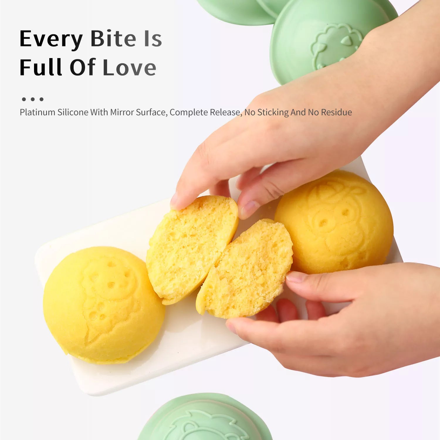 6-Piece Set Cartoon Cake Silicone Mold