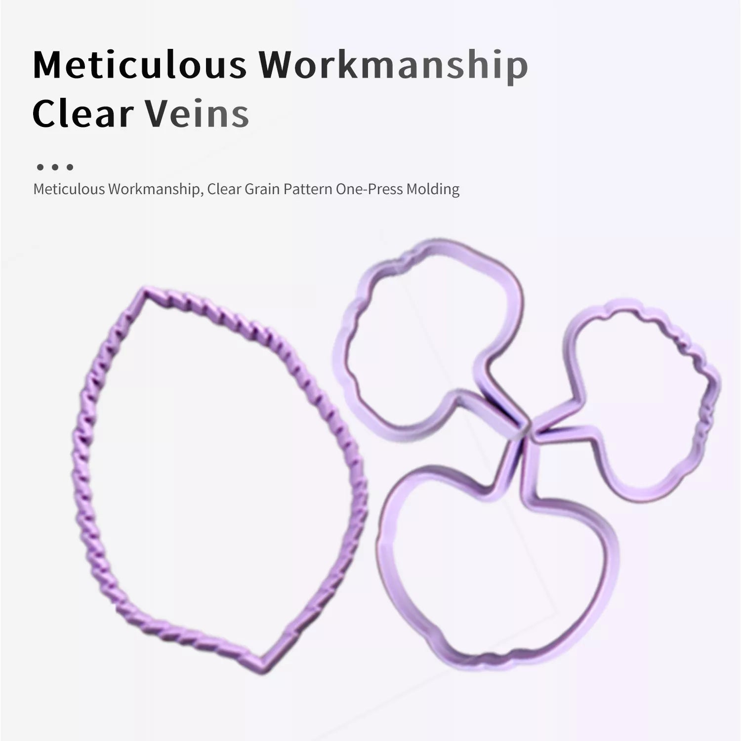 Realistic Hydrangea Sugar Paste Cutting And Embossing Silicone Mold Set