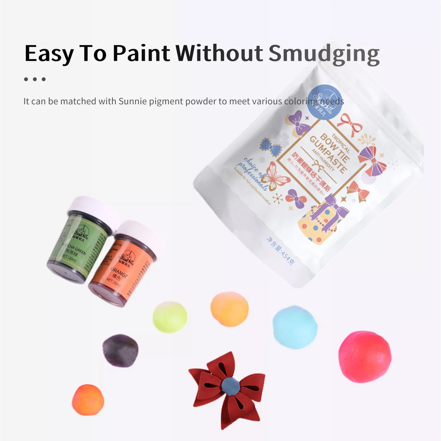 Moisture-proof Figurine Fondant Gum Paste