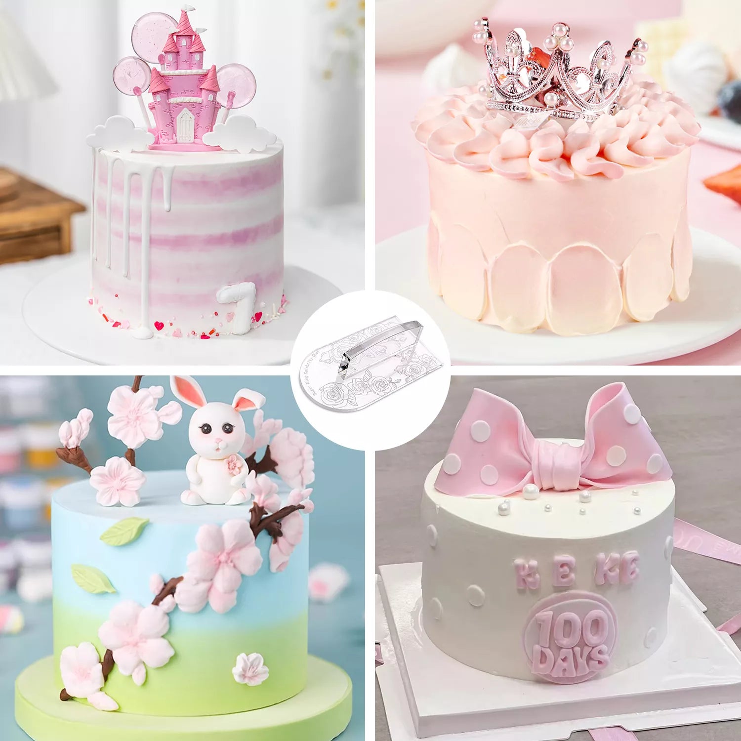 Acrylic Smoother for Baking Fondant Cakes