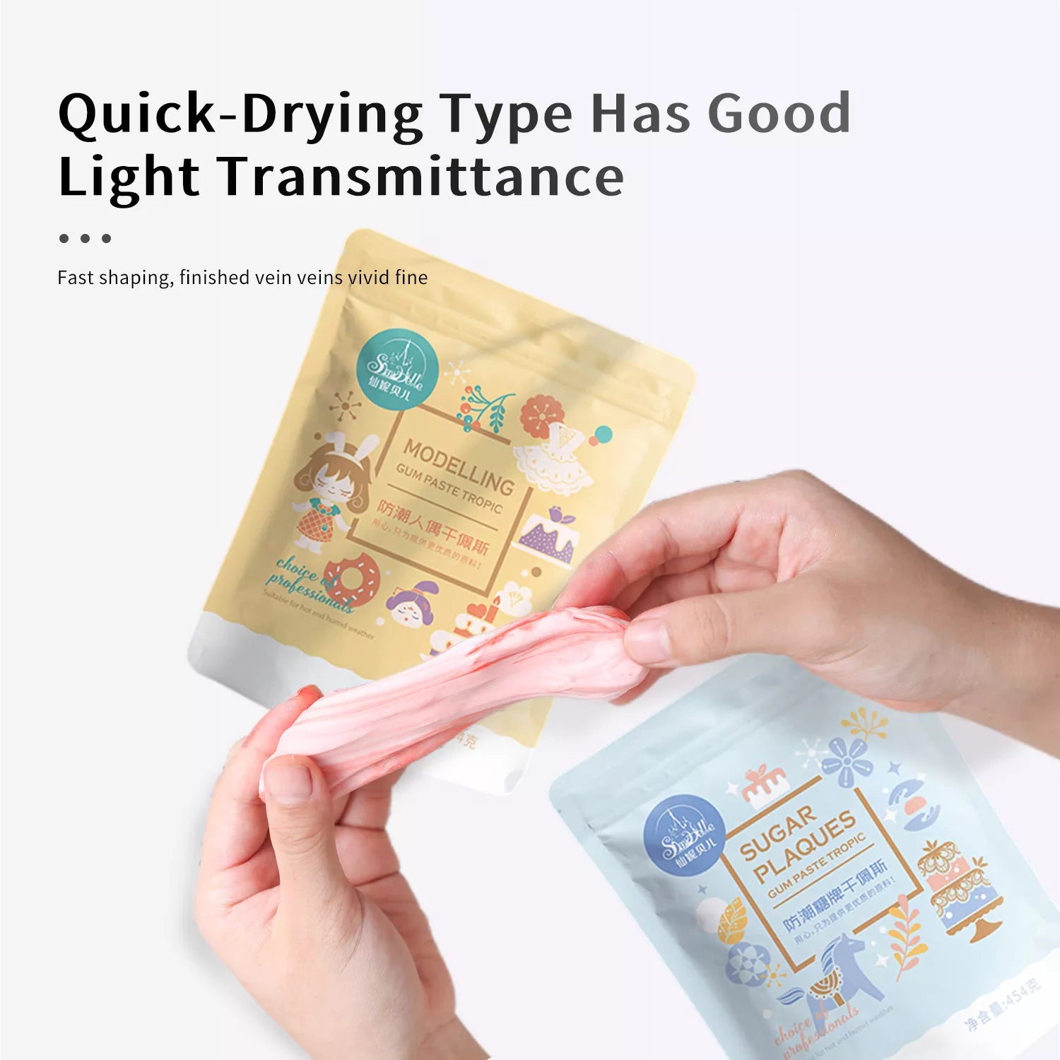 Moisture-proof Figurine Fondant Gum Paste