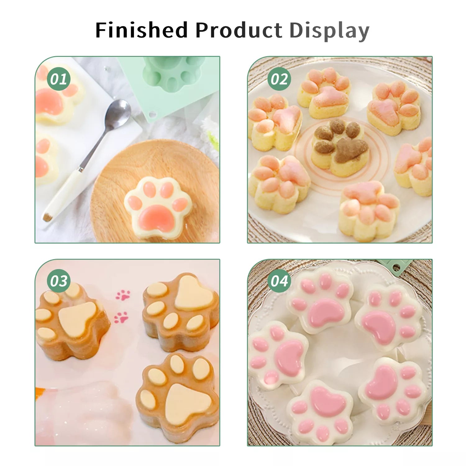 Cat Paws Cake Mold