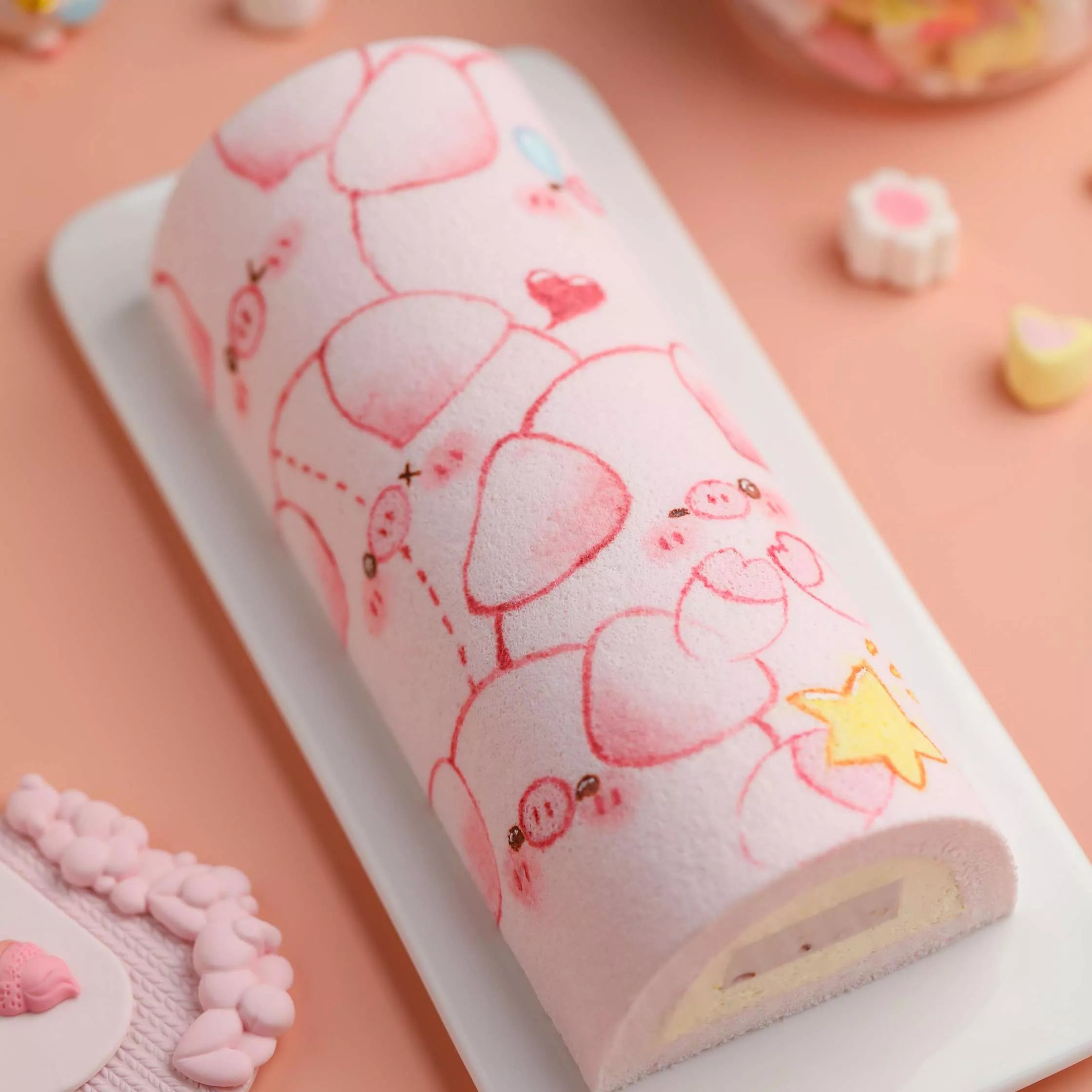 U-Shaped Cake Roll Pattern File