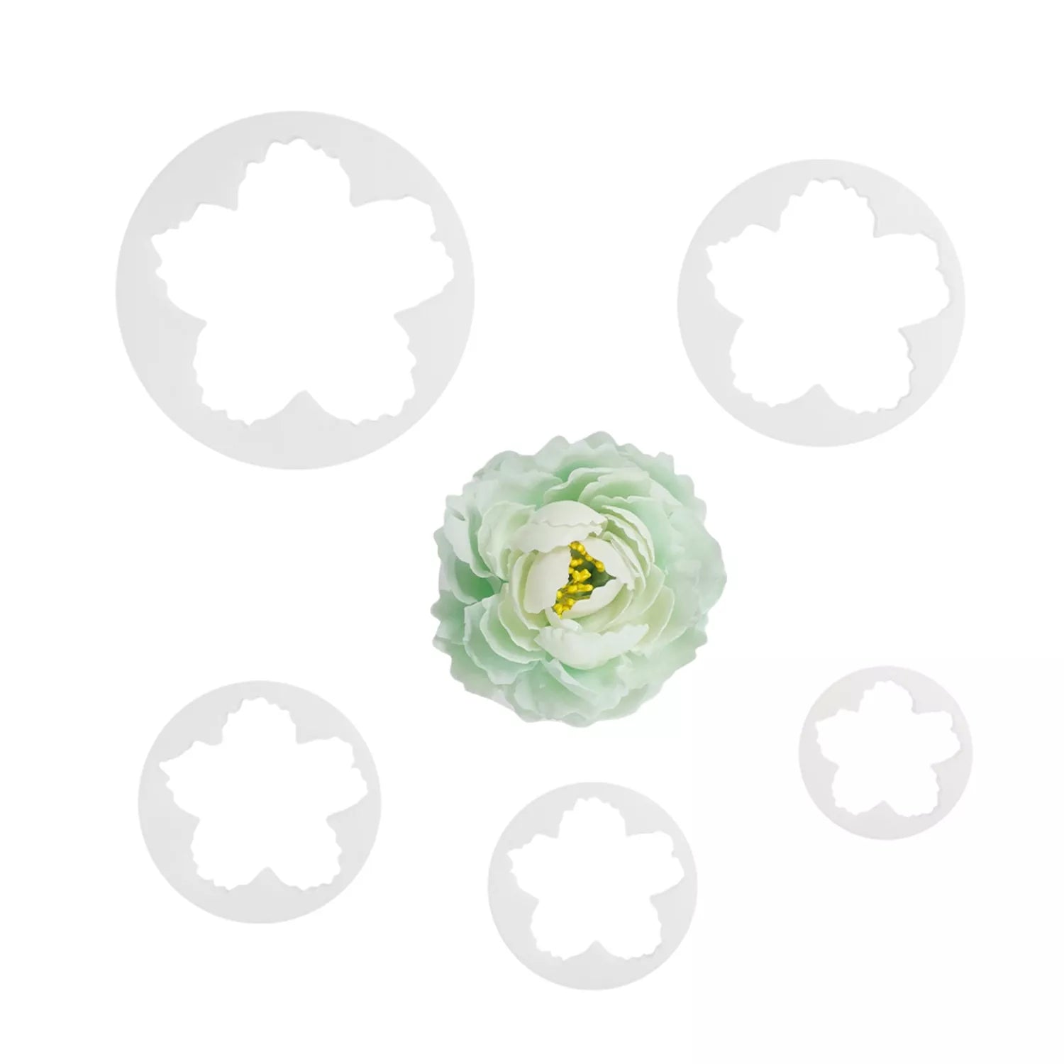 Peony Cutter Set Mold