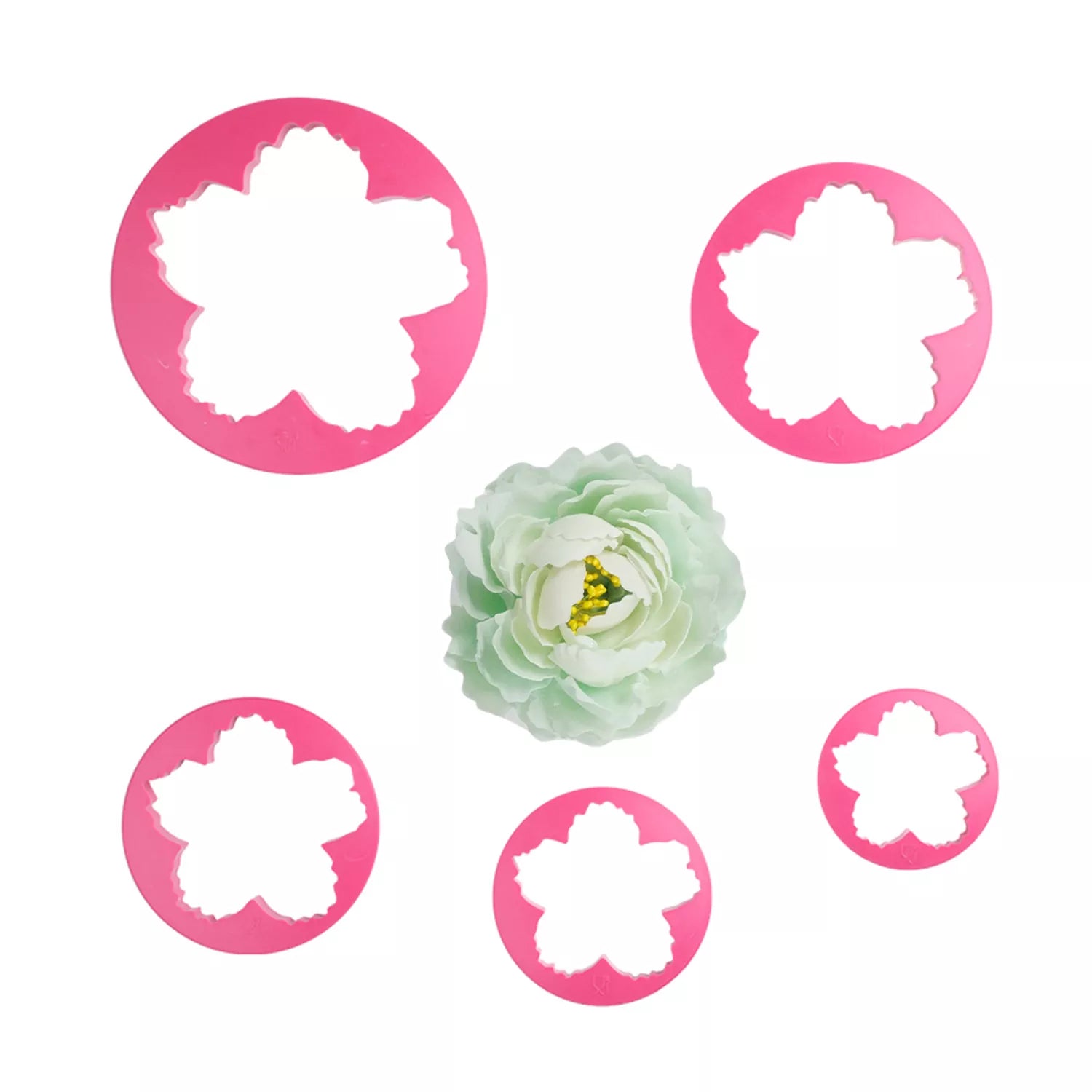 Peony Cutter Set Mold