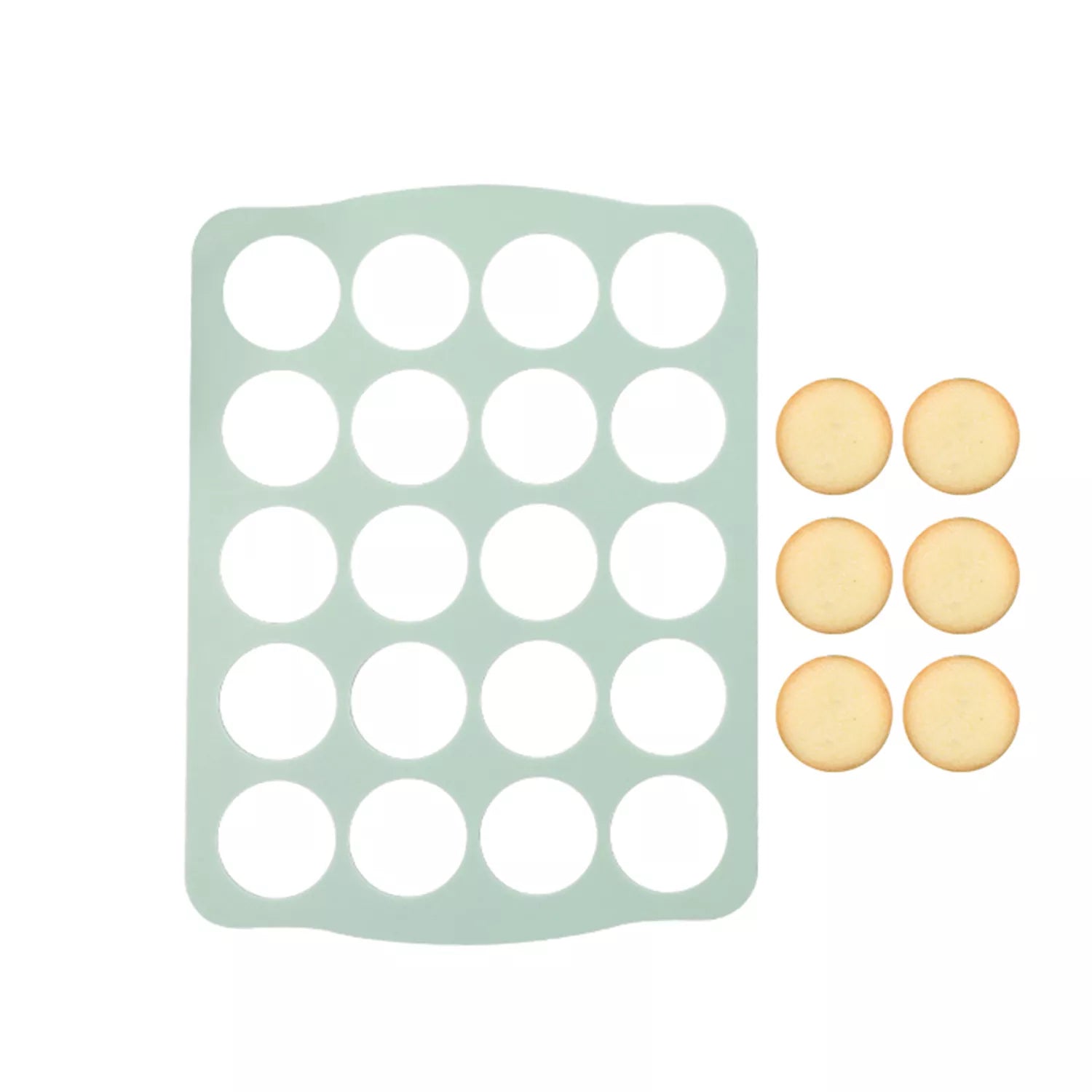 White Lover Wafer Cookie Silicone Mold