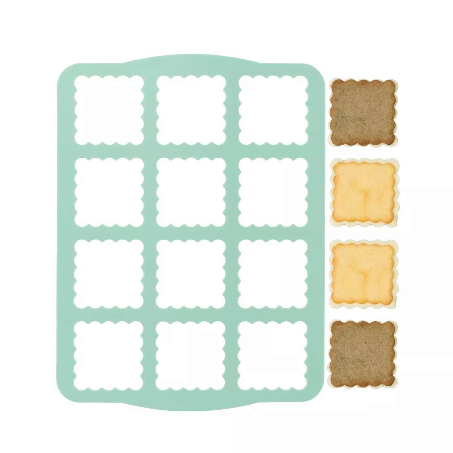White Lover Wafer Cookie Silicone Mold