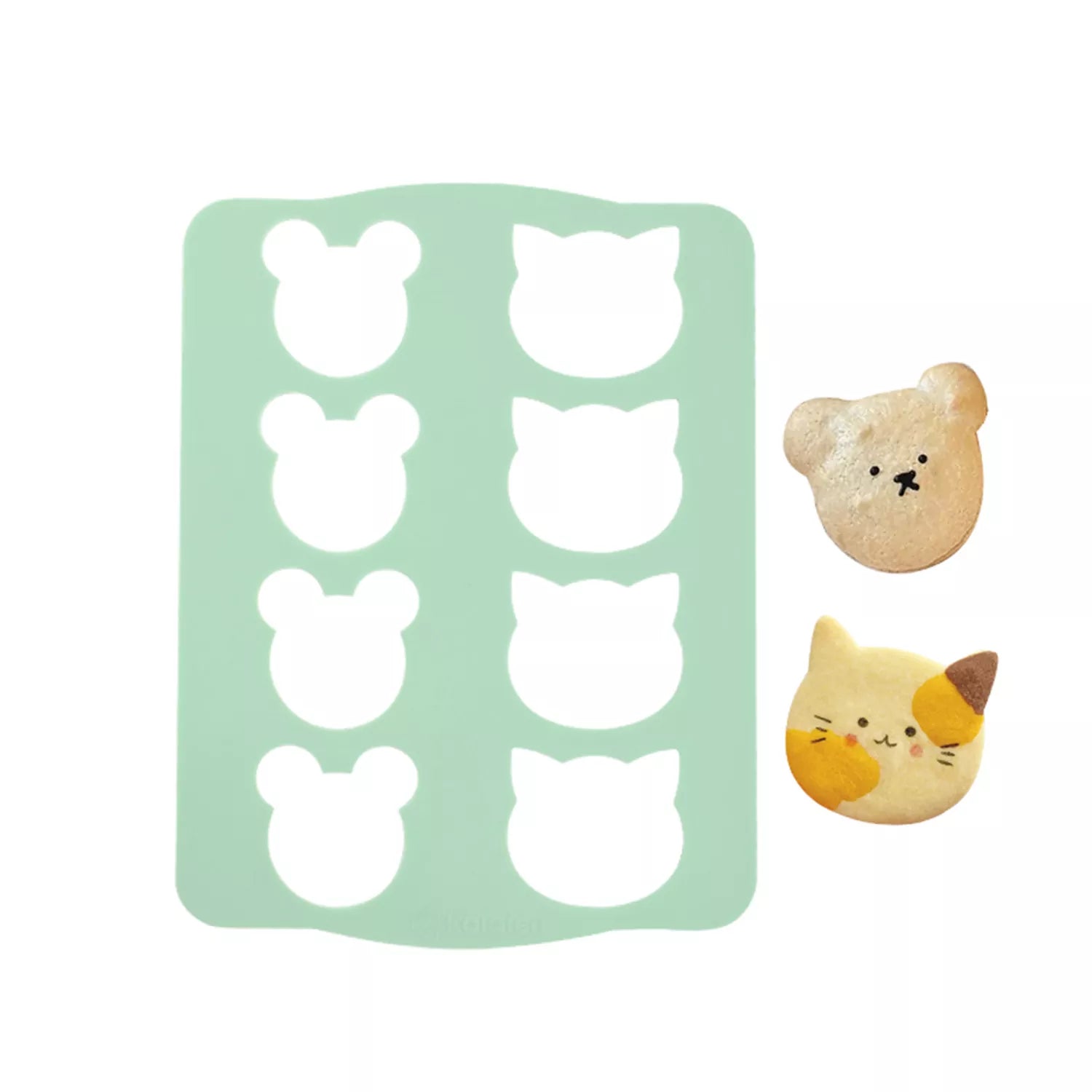 White Lover Wafer Cookie Silicone Mold
