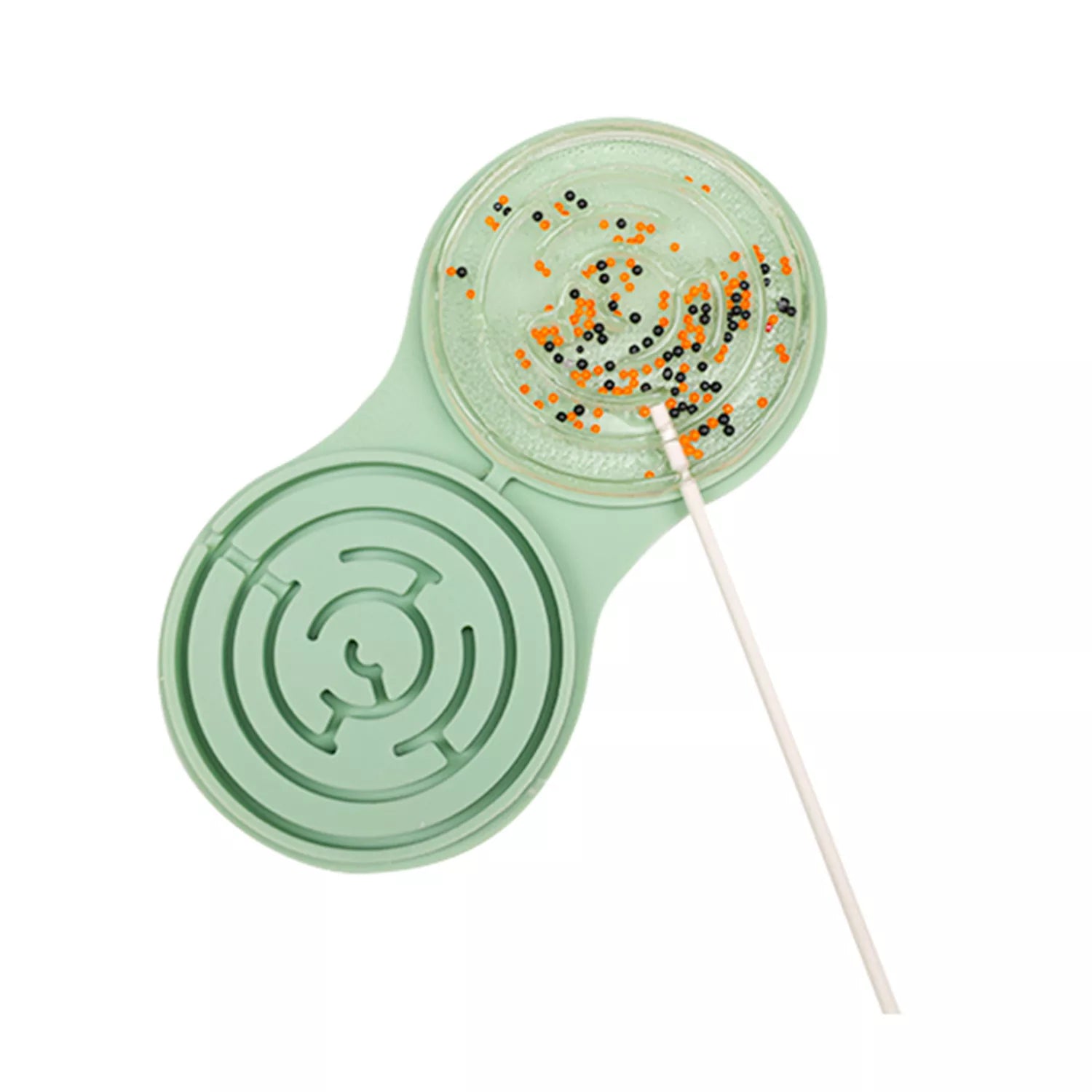 Heart-shaped, Hexagonal, Mouse, Circular Lollipop Silicone Mold with Upper and Lower Covers