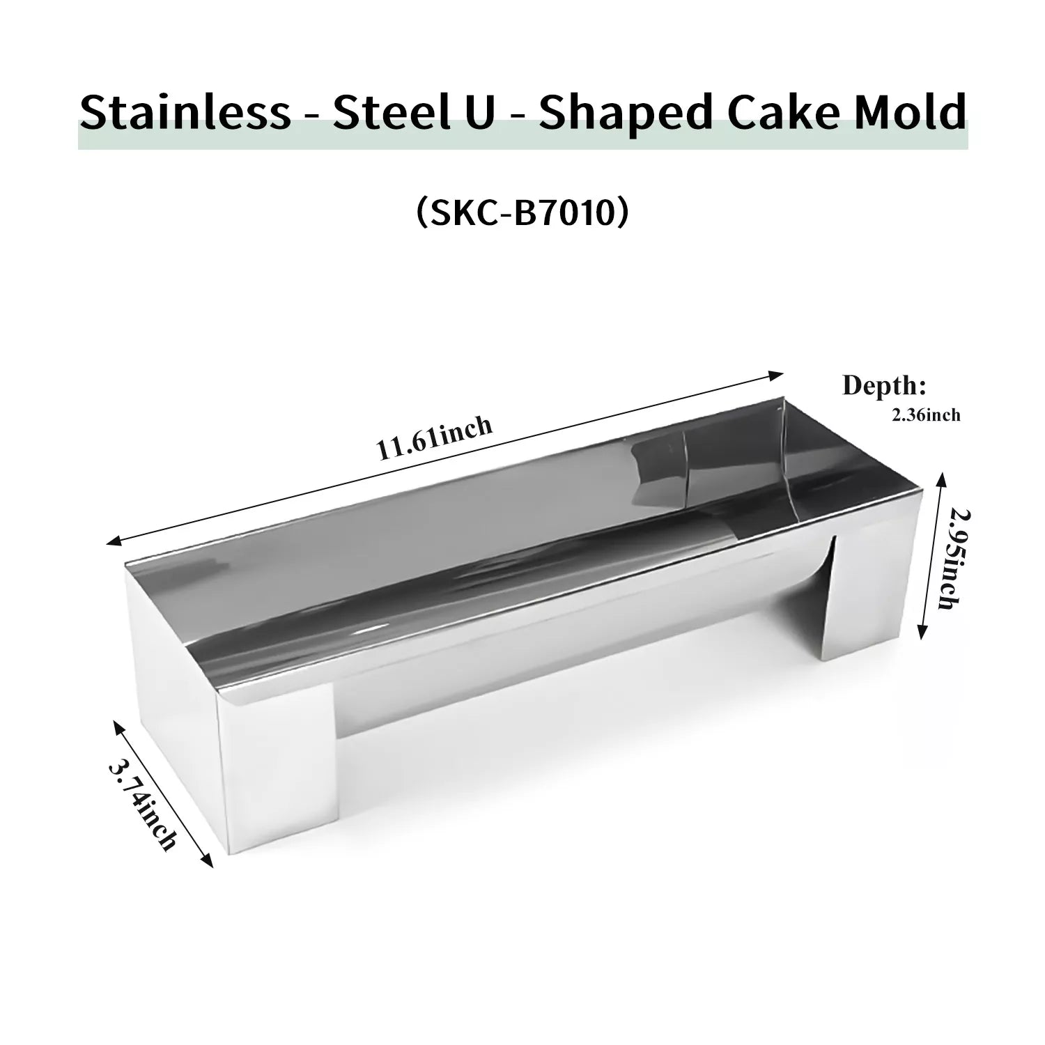 Stainless Steel U-shaped Telescopic Mold for Cake Roll
