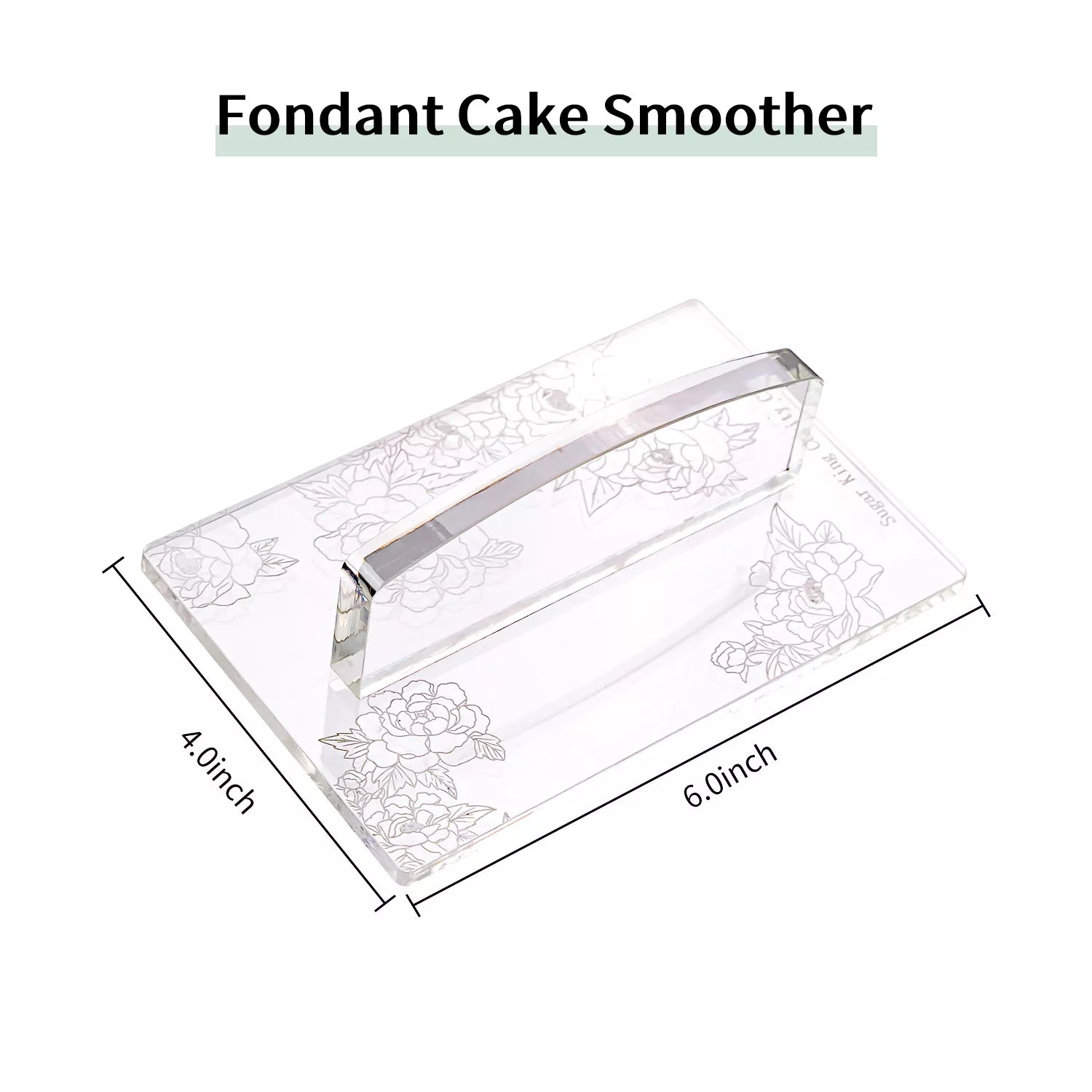 Acrylic Smoother for Baking Fondant Cakes