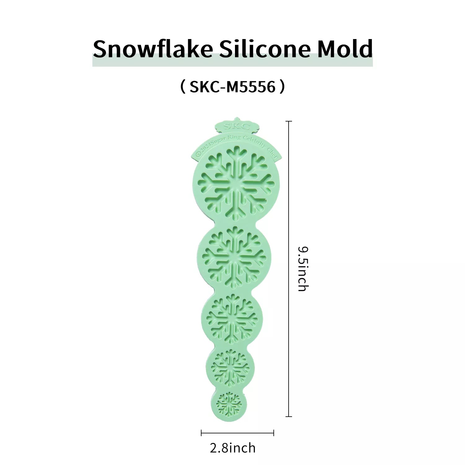 Christmas Snowflake Silicone Mold