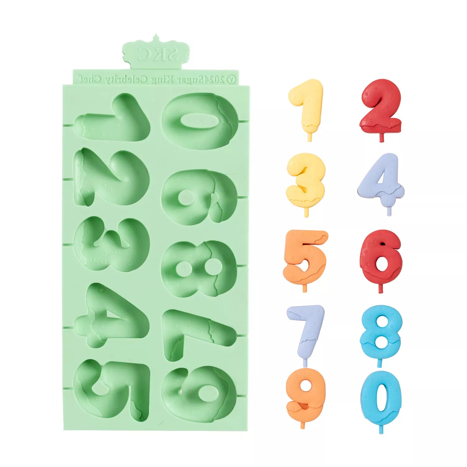 Numbers Silicone Mold