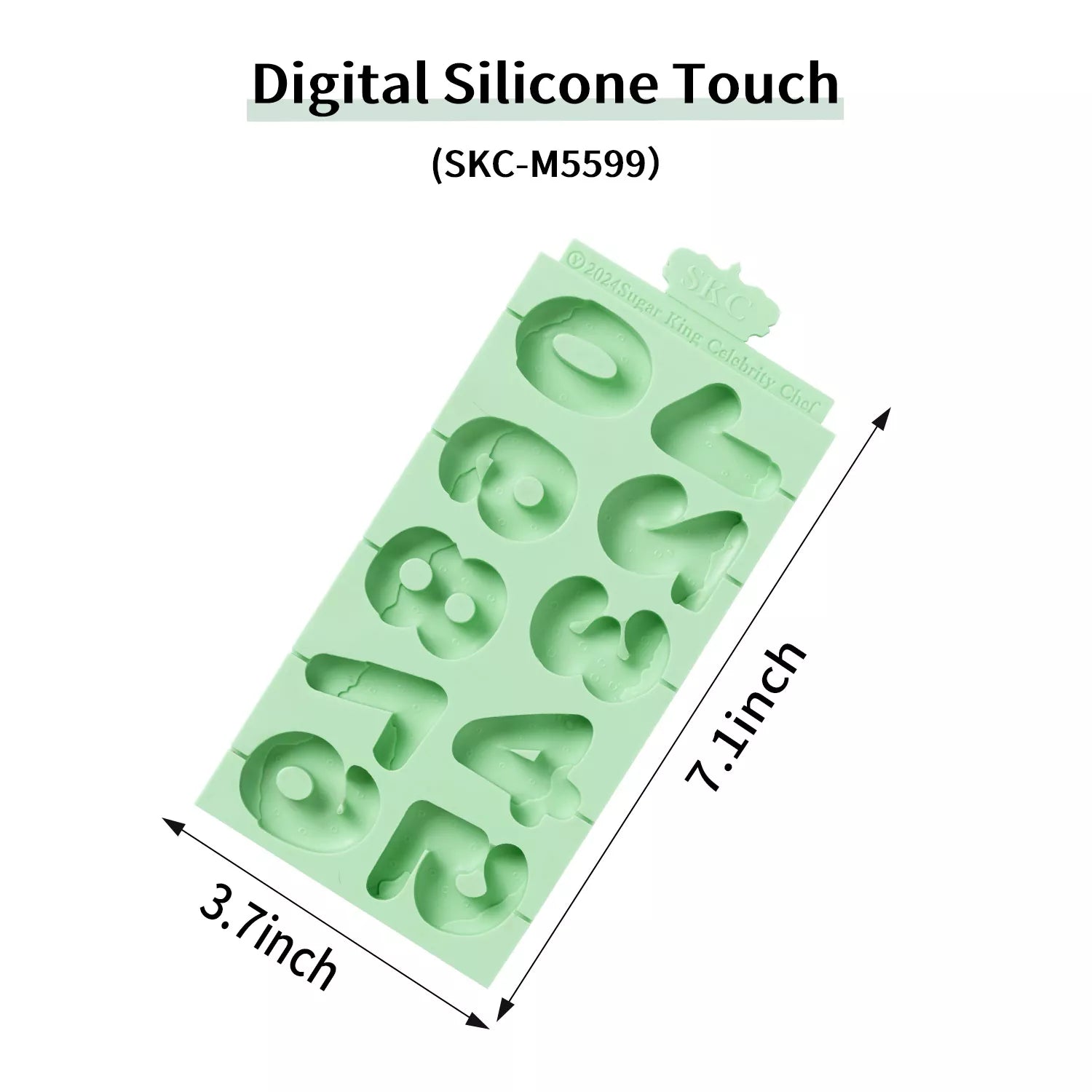 Numbers Silicone Mold