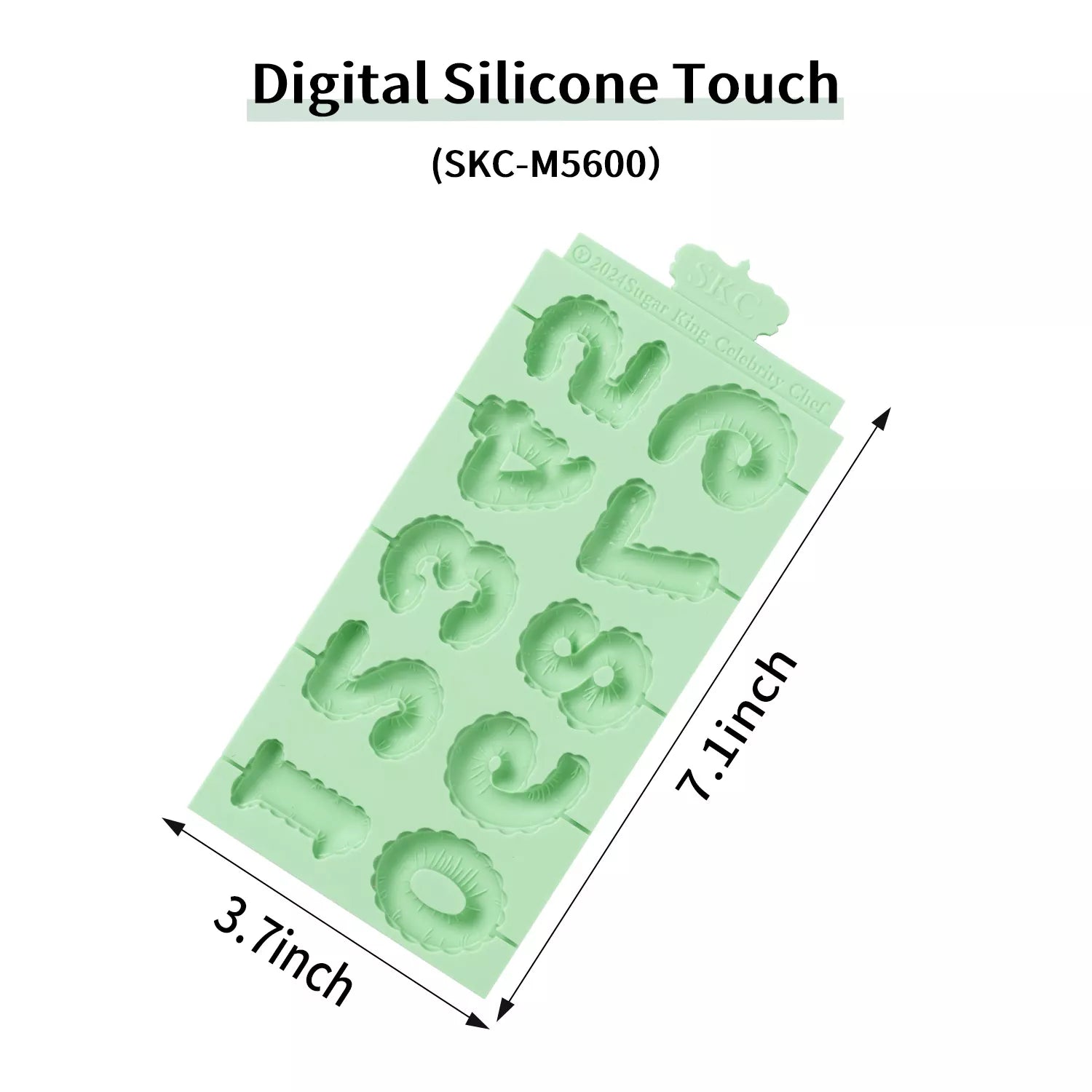 Numbers Silicone Mold