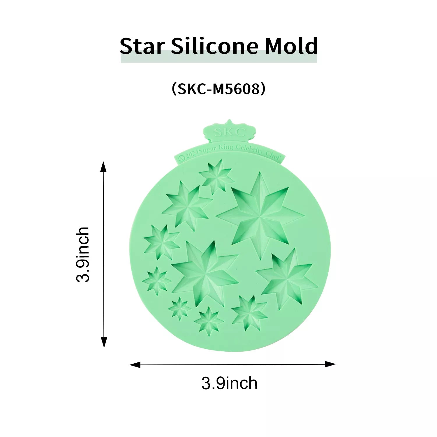 Star Light & Heart Silicone Mold