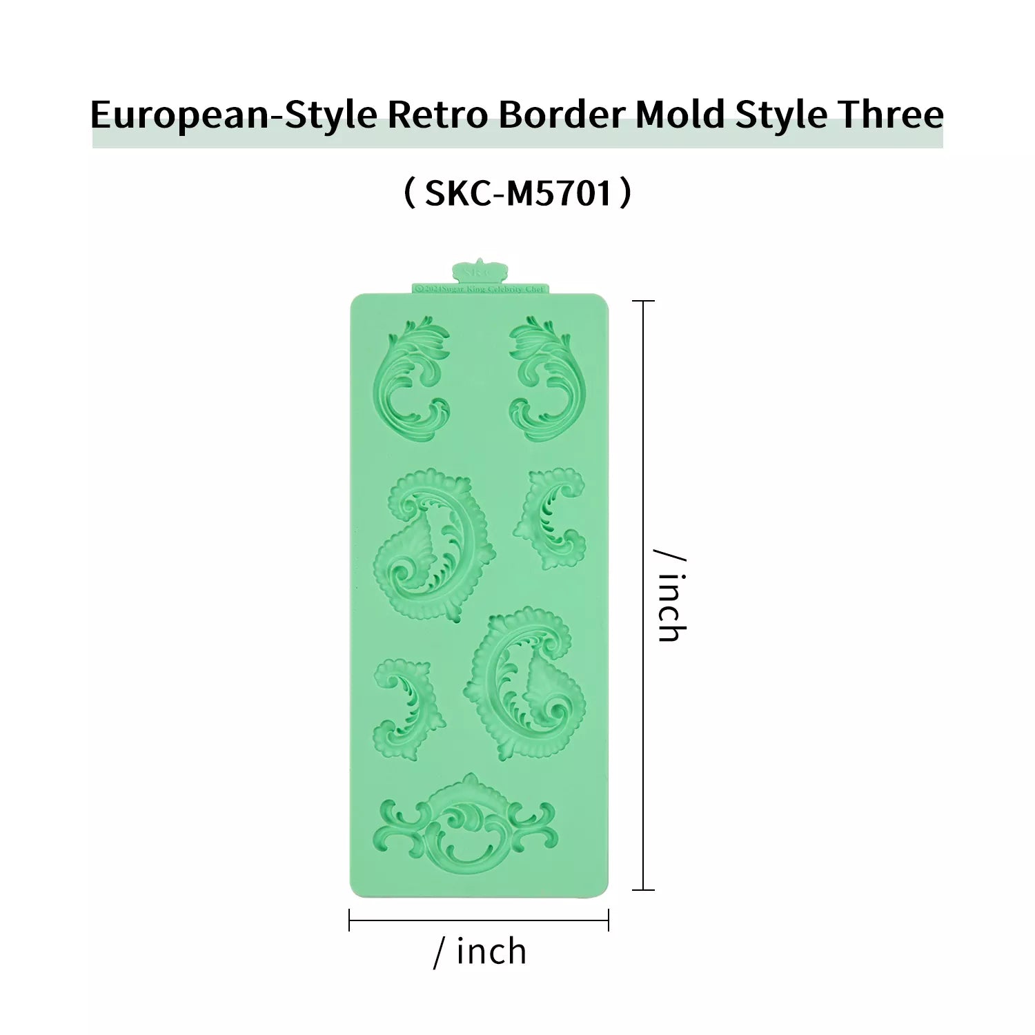 European-style Retro Border Silicone Mold