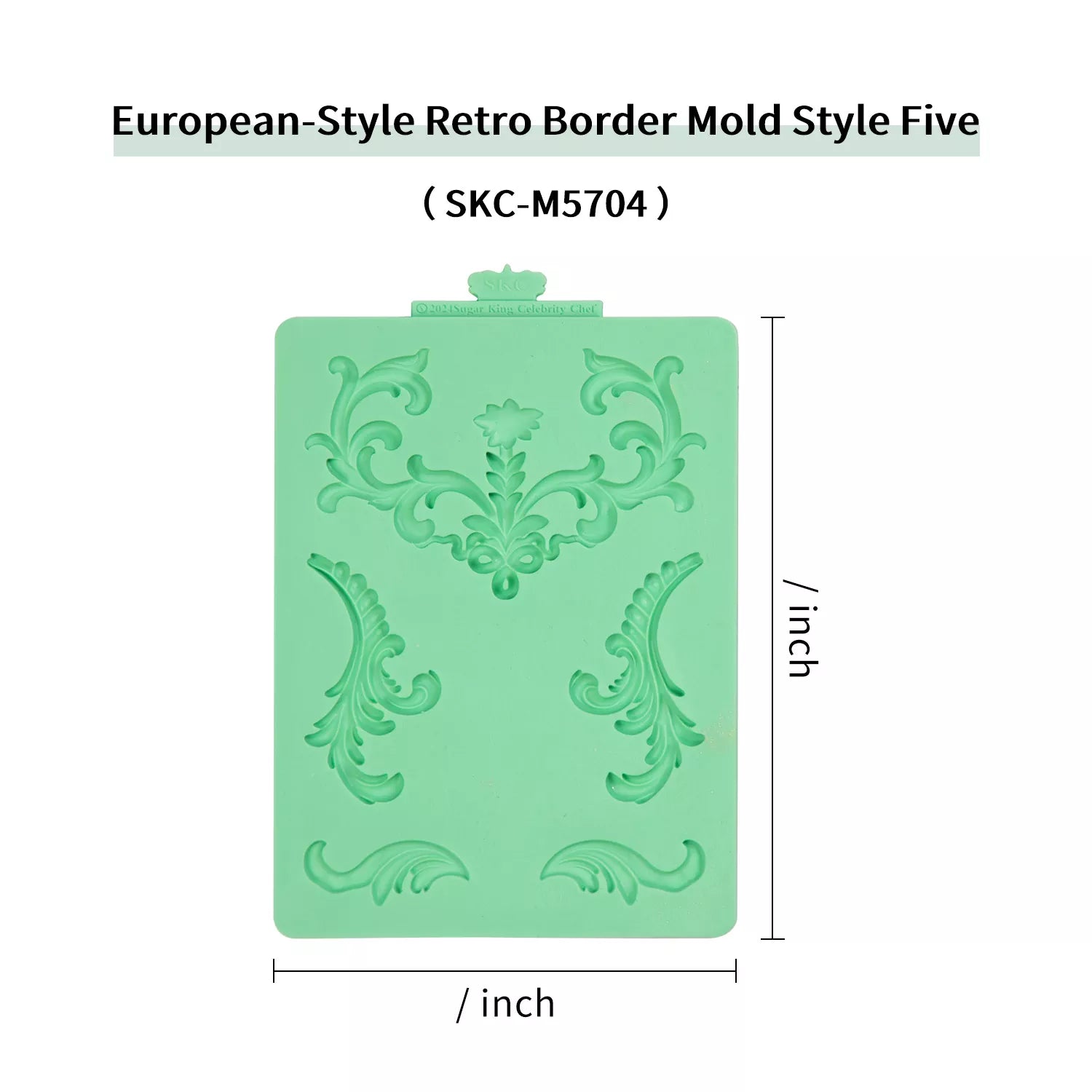 European-style Retro Border Silicone Mold