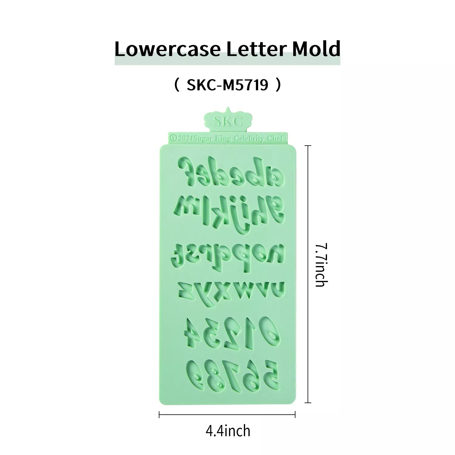 Alphabet and Number Silicone Mold