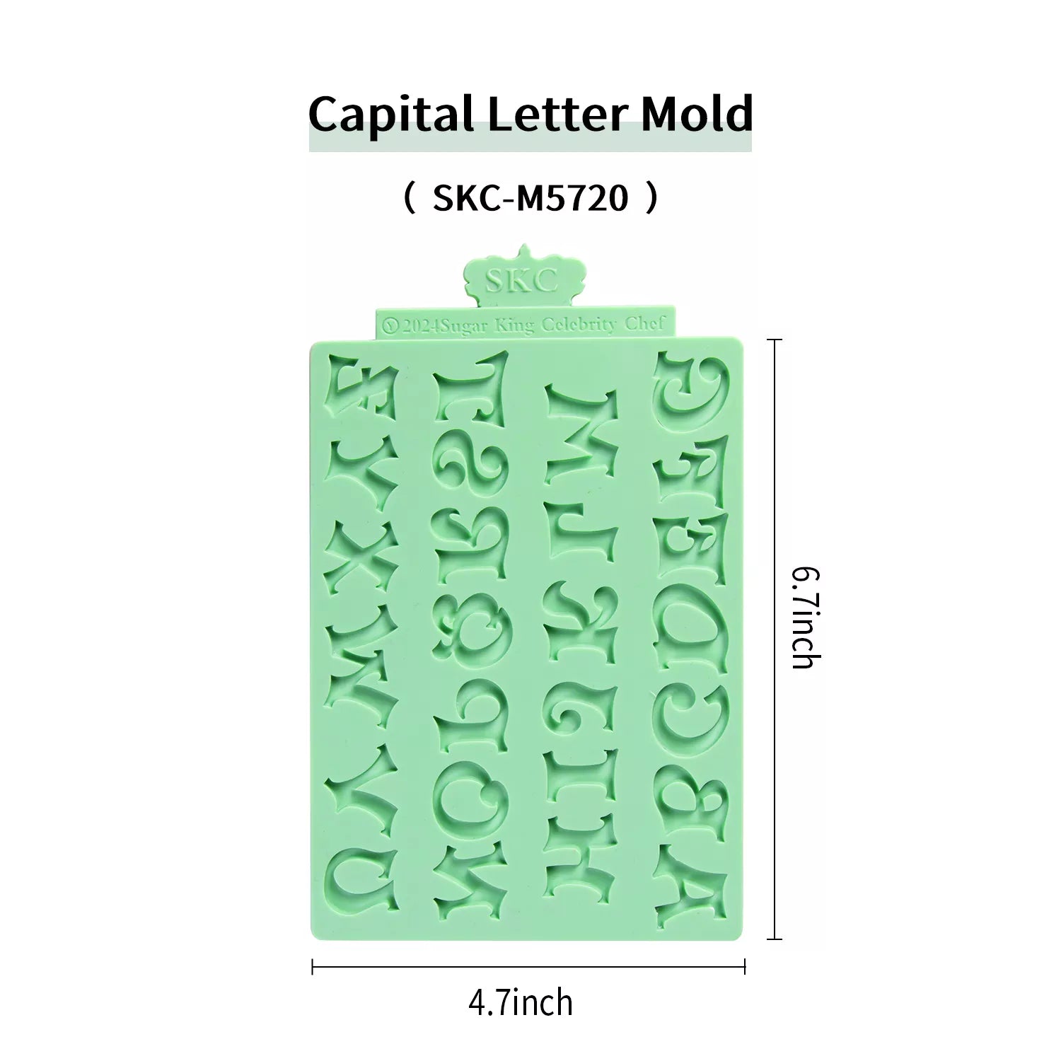 Alphabet and Number Silicone Mold